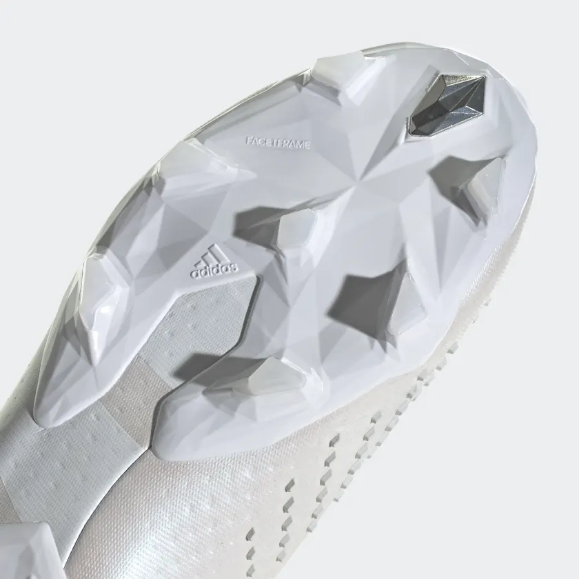 ADIDAS PREDATOR ACCURACY+ FIRM GROUND SOCCER CLEATS-Cloud White / Cloud White / Cloud White