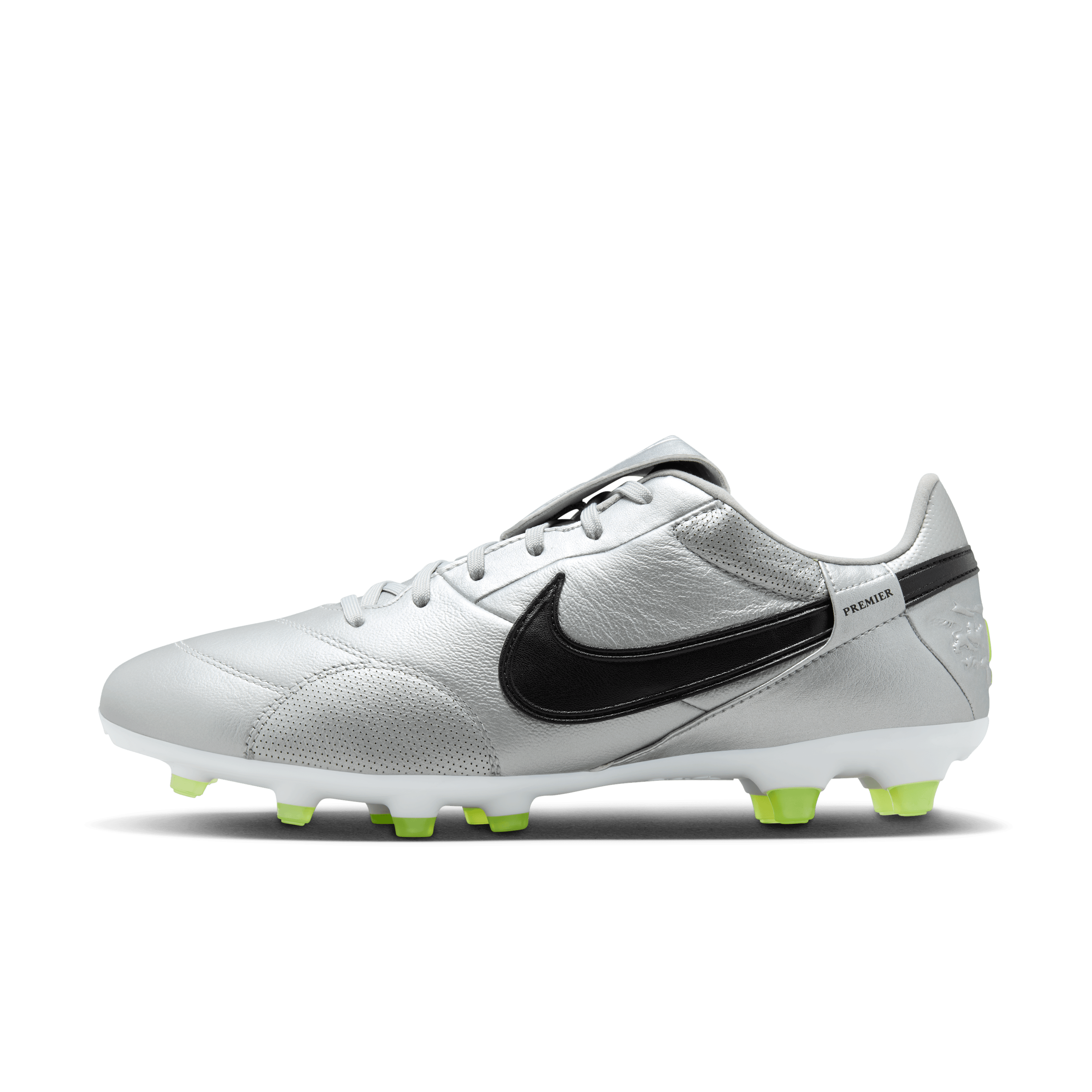 Nike Premier 3 FG-Metallic Silver/Black-Volt