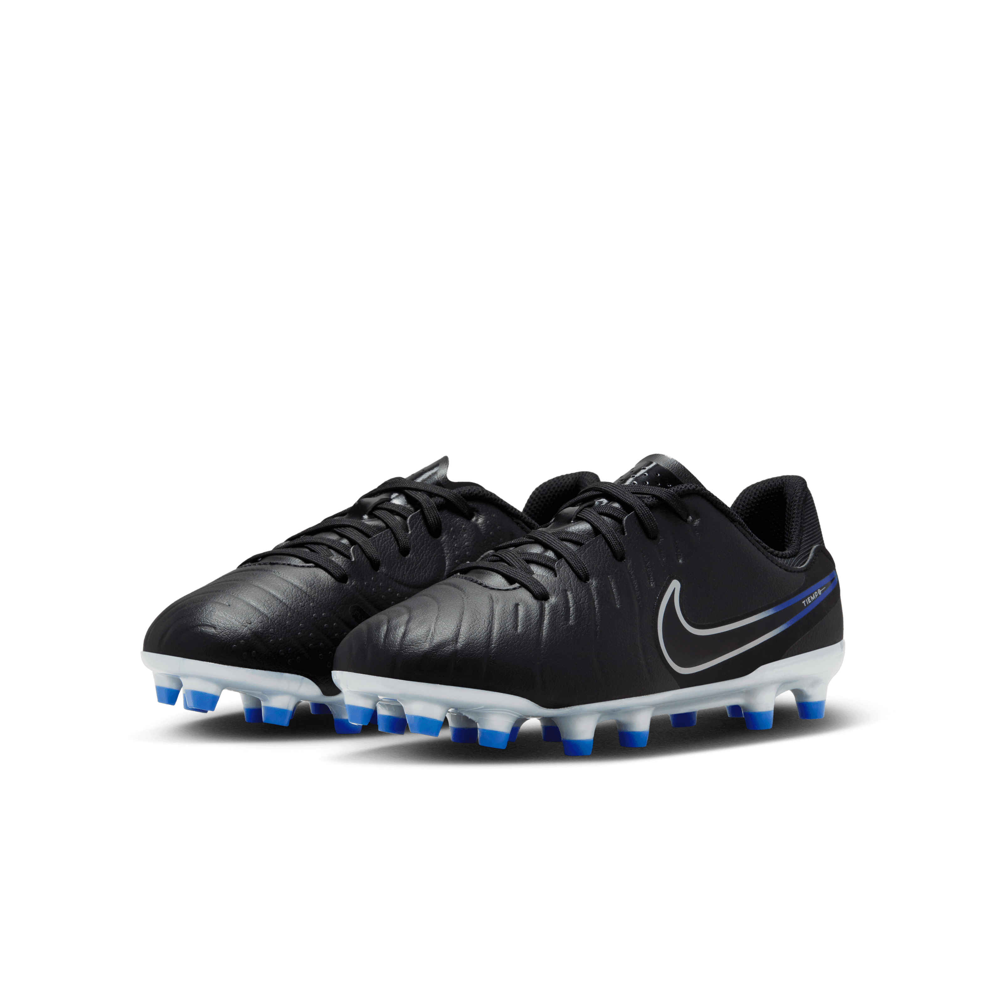 Nike Jr. Tiempo Legend 10 Academy FG-Black/Hyper Royal/Chrome