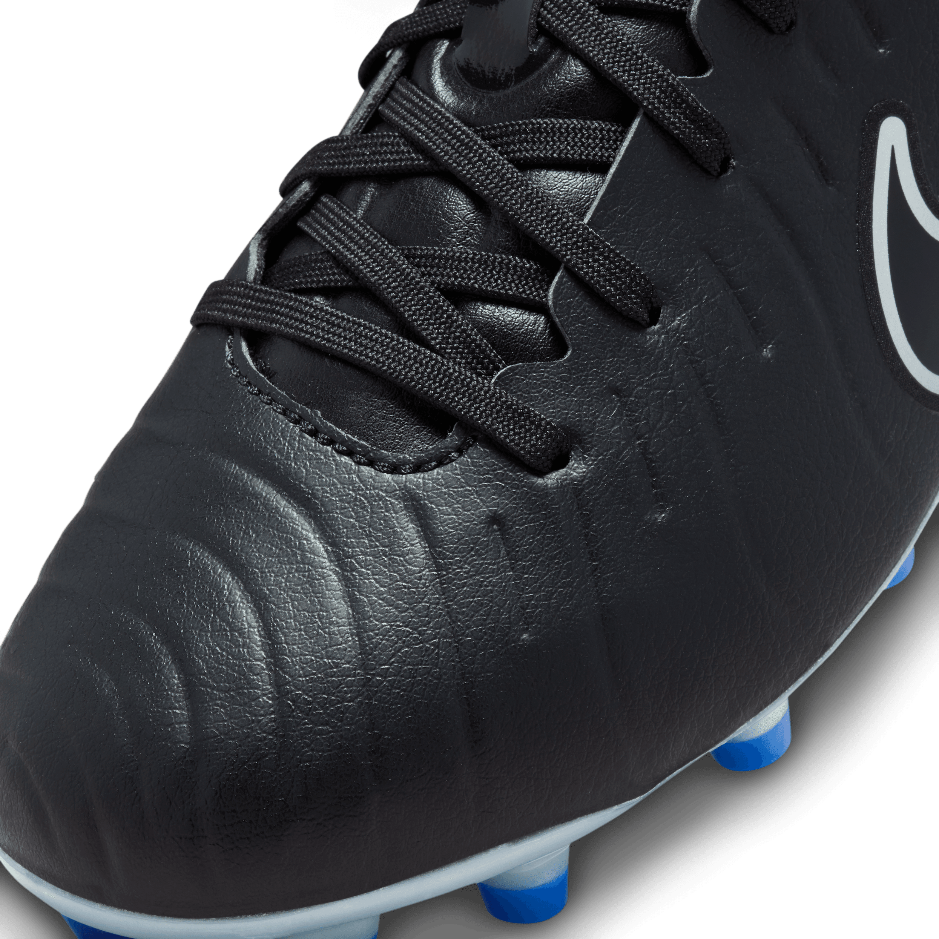 Nike Jr. Tiempo Legend 10 Academy FG-Black/Hyper Royal/Chrome