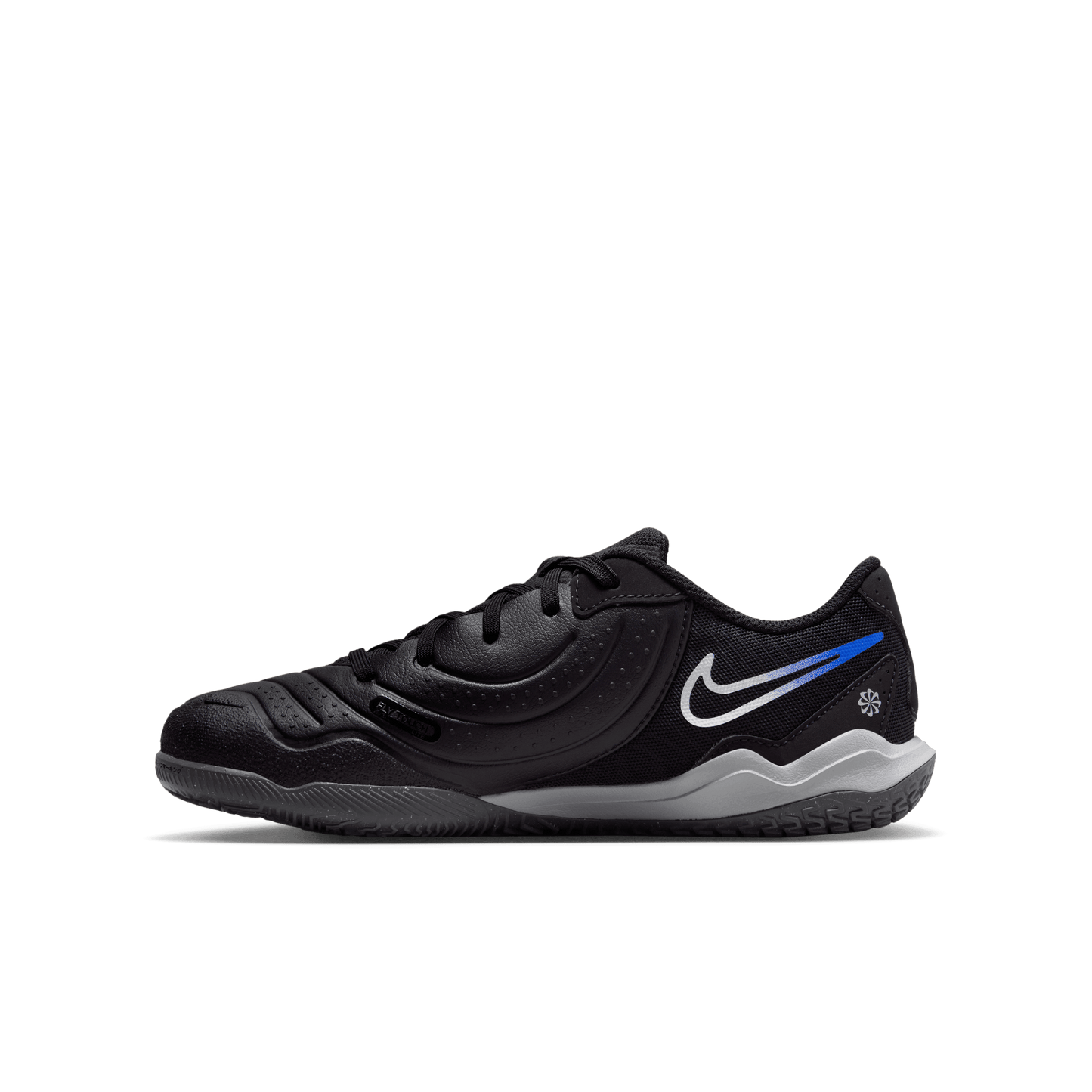 Nike Jr. Tiempo Legend 10 Academy IC-BLACK/CHROME-HYPER ROYAL