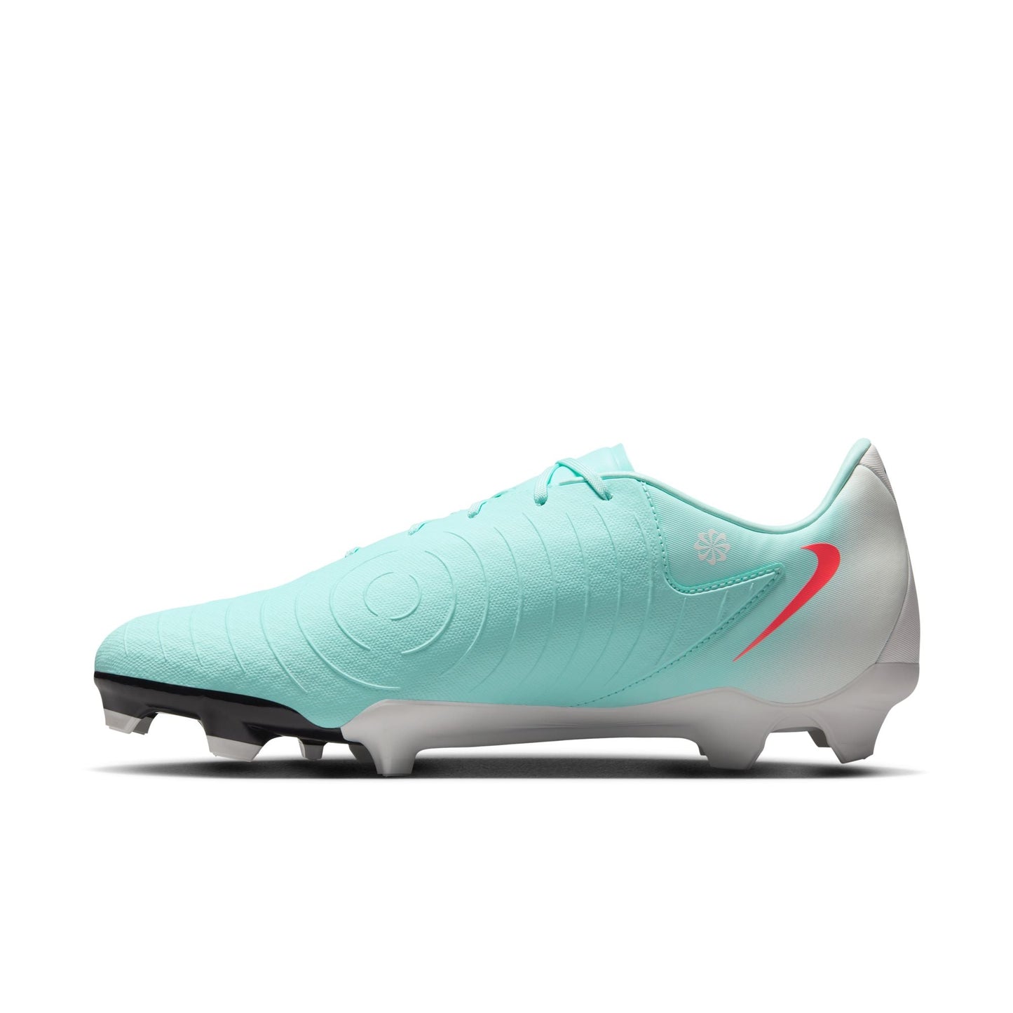 Nike Phantom GX 2 Academy FG Firm Ground Soccer Cleats- Mint/Atomic Red-Off Noir