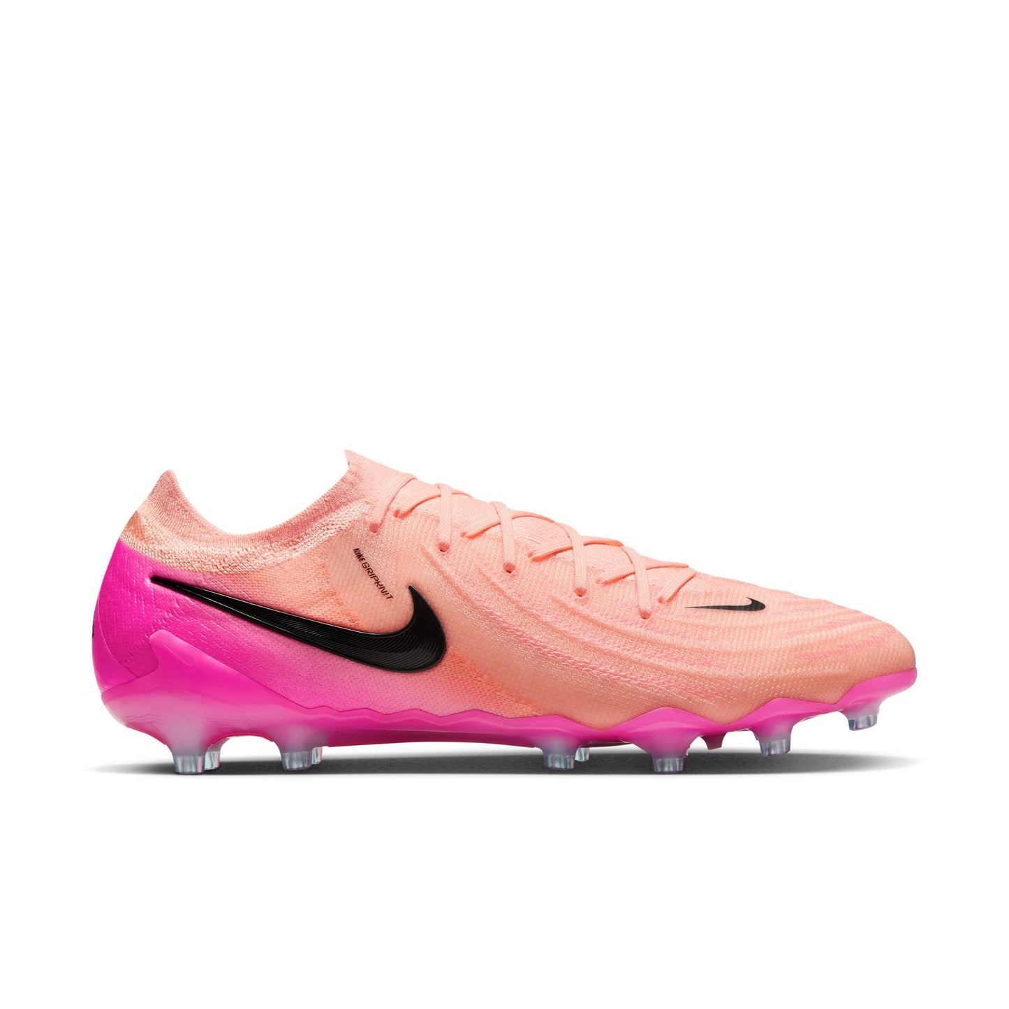 Nike Phantom GX 2 Elite AG Artificial Ground Soccer Cleat - Crimson Tint/Black/ Pink Blast