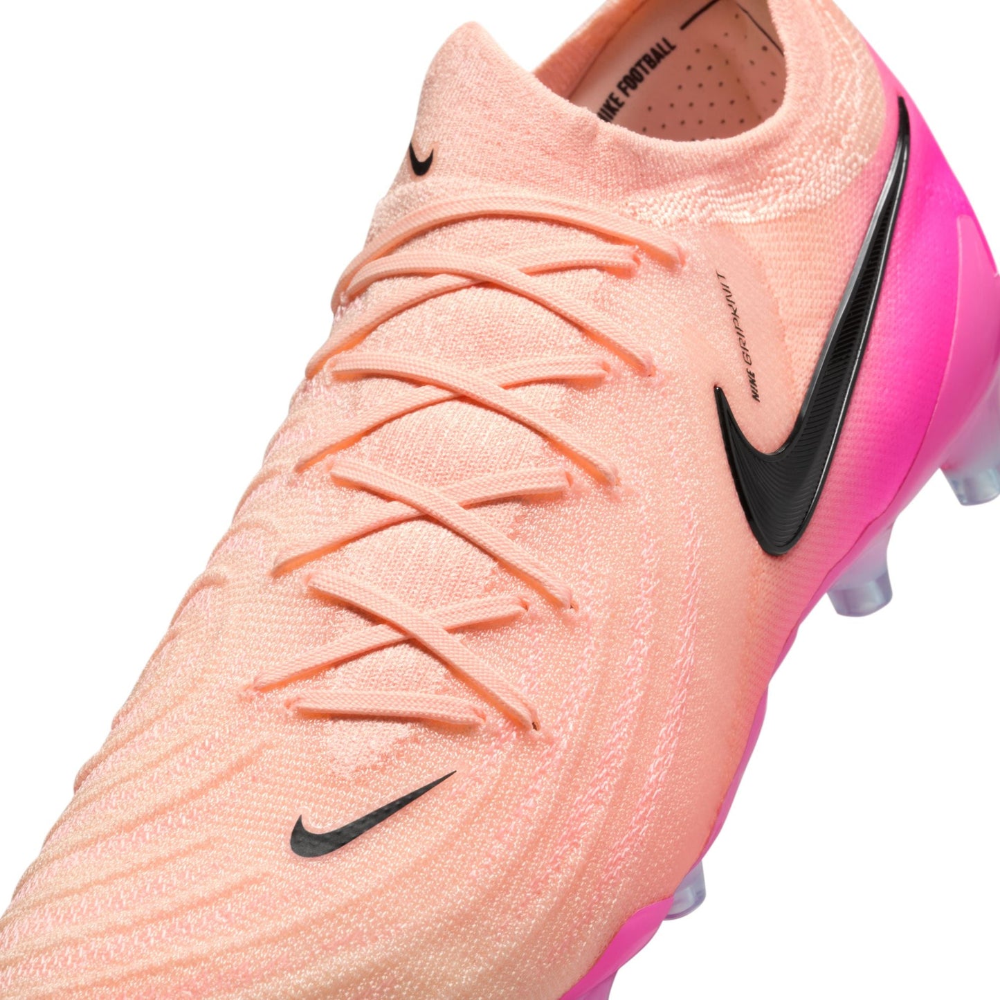 Nike Phantom GX 2 Elite AG Artificial Ground Soccer Cleat - Crimson Tint/Black/ Pink Blast