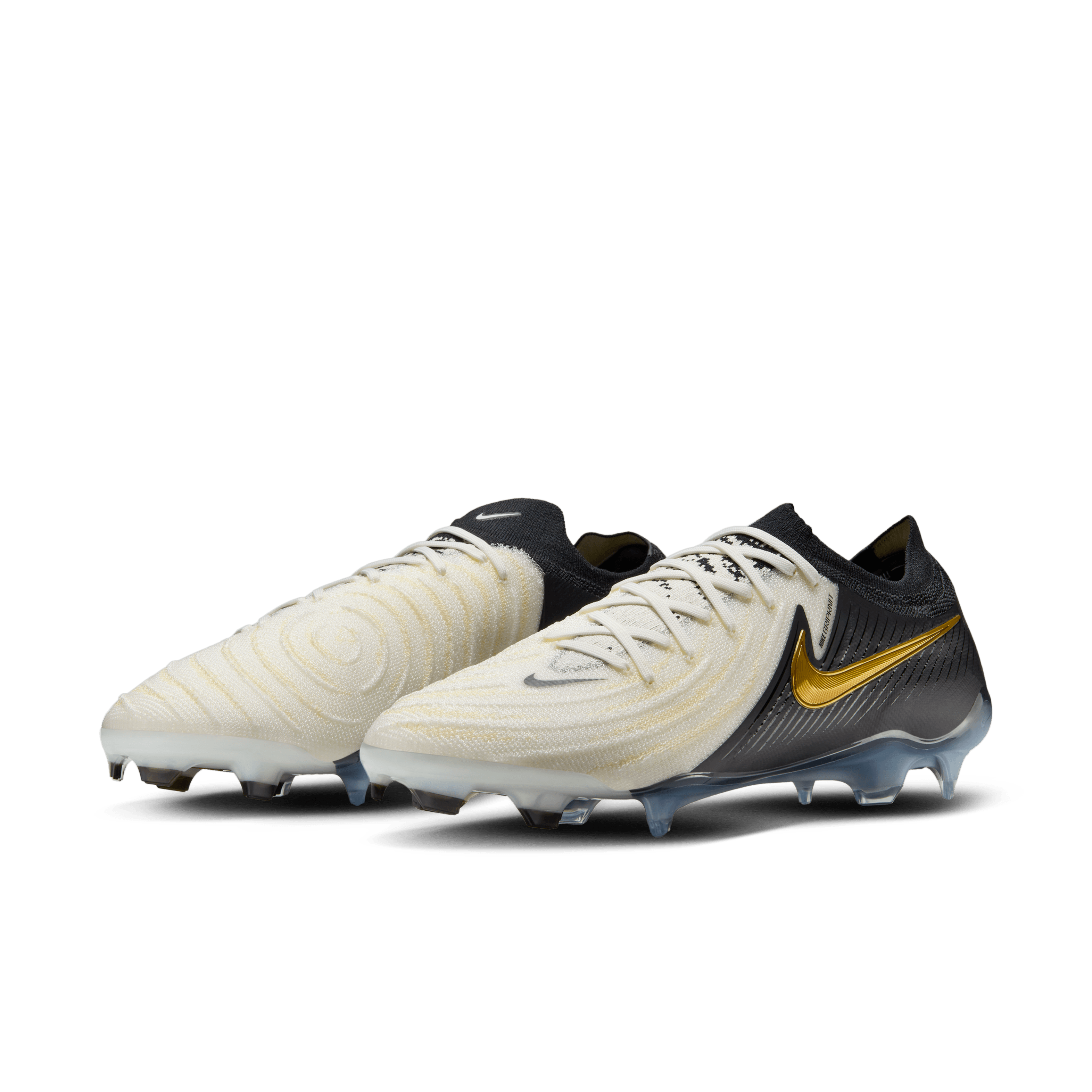 Nike Phantom GX 2 Elite FG-White/Black/Mtlc Gold Coin