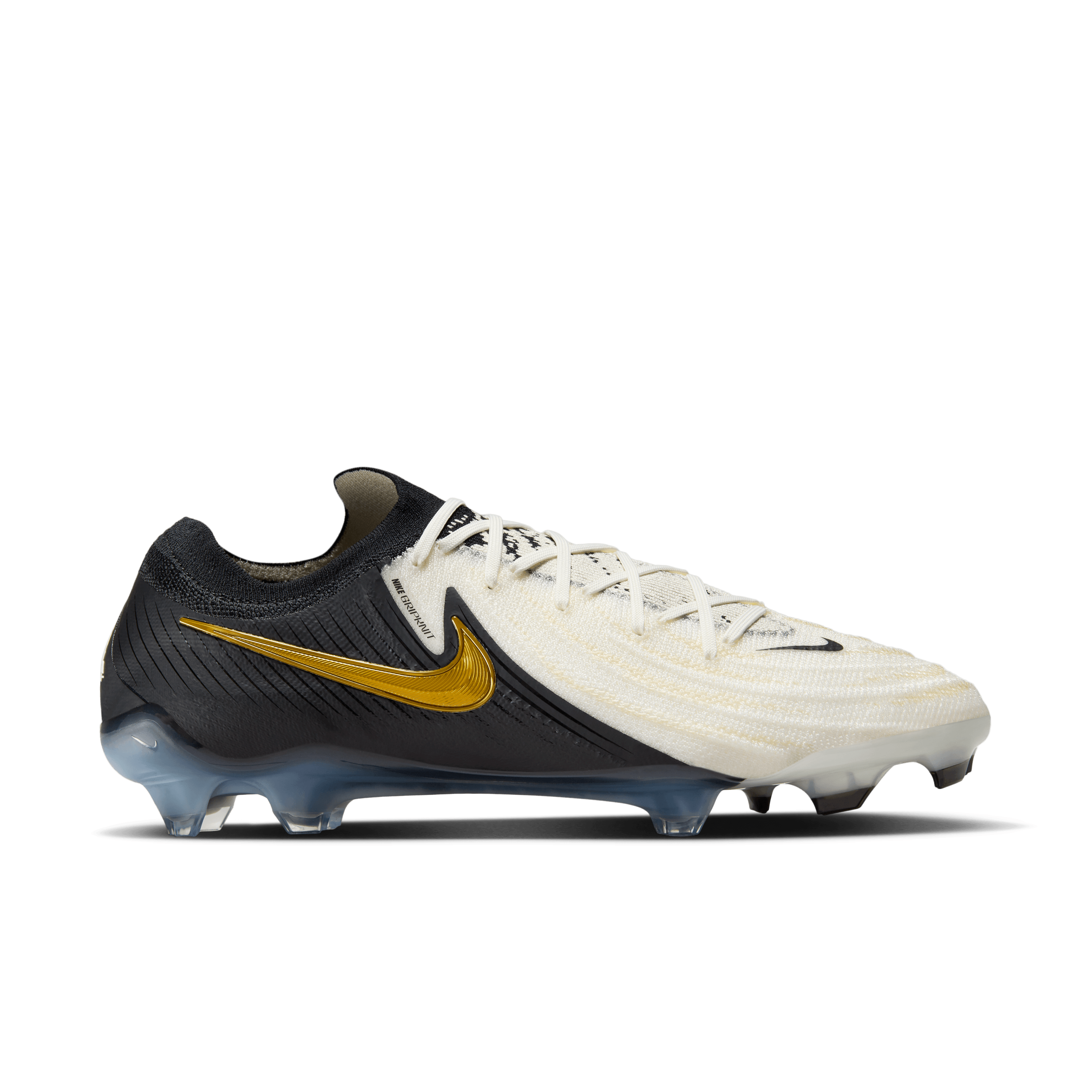 Nike Phantom GX 2 Elite FG-White/Black/Mtlc Gold Coin