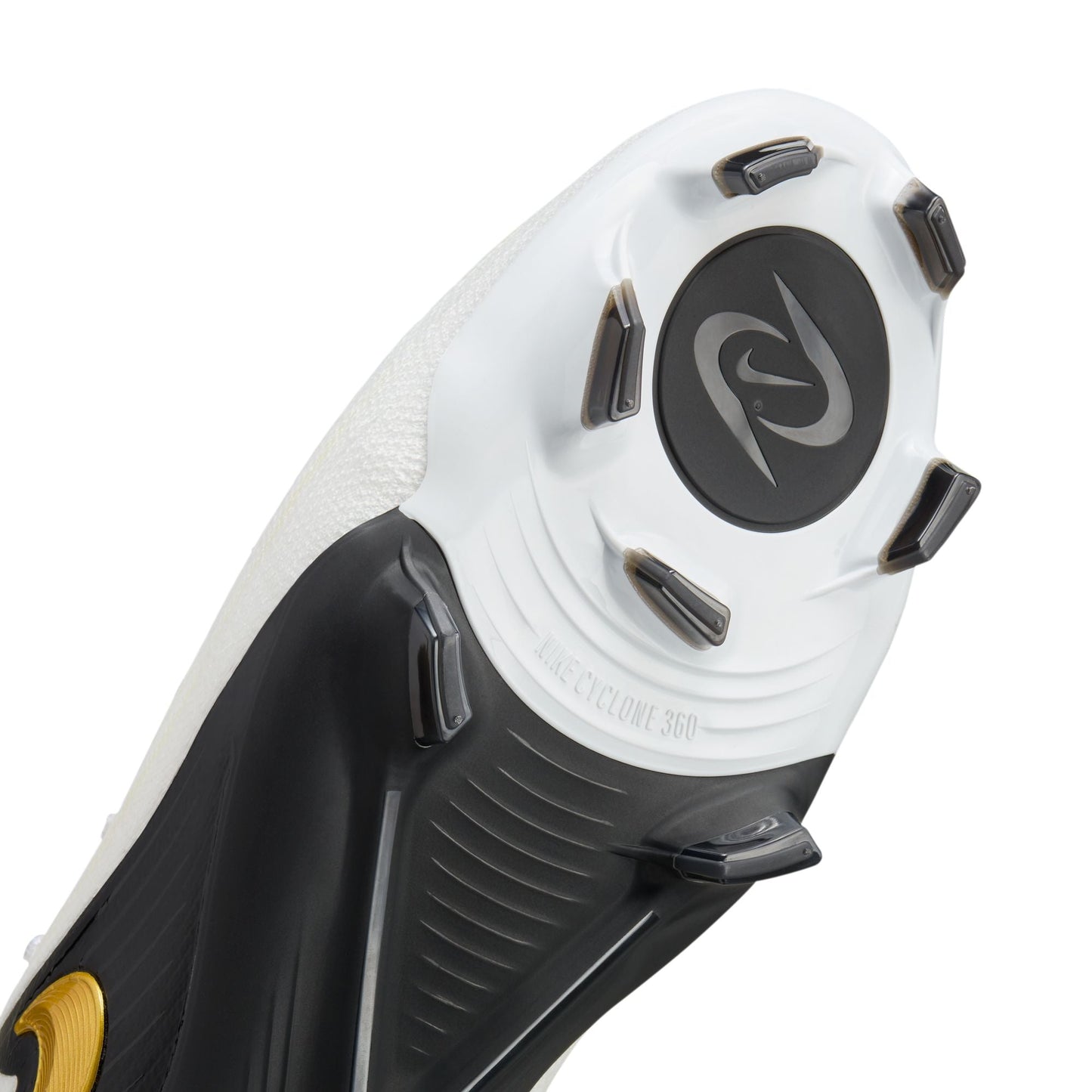 Nike Phantom GX 2 Pro FG Firm Ground Soccer Cleat - White/Black/Metallic Gold