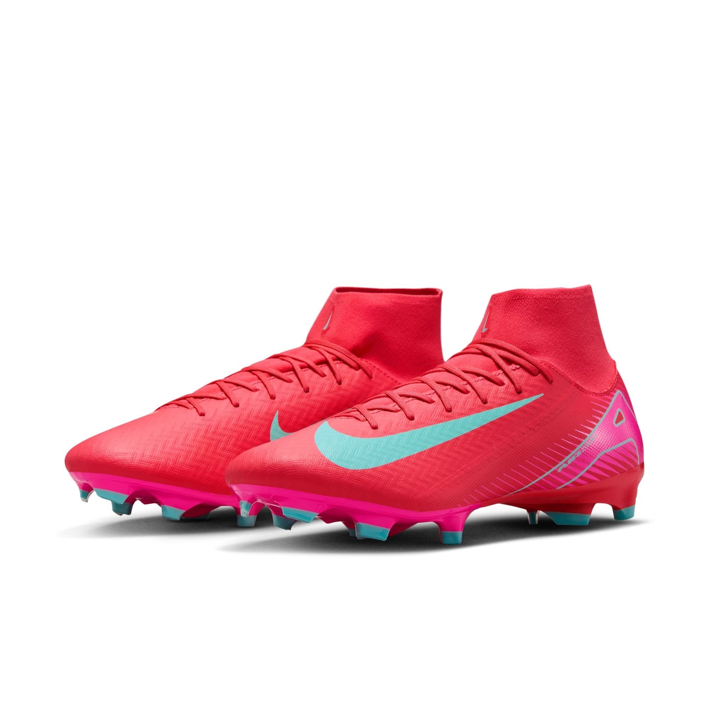 Nike Air Zoom Mercurial Superfly 10 Academy FG Firm Ground Soccer Cleats - Glow/Aurora Green