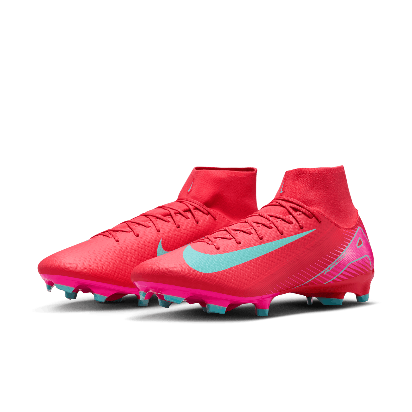 Nike Mercurial Youth Superfly 10 Academy FG-Ember Glow/Aurora Green