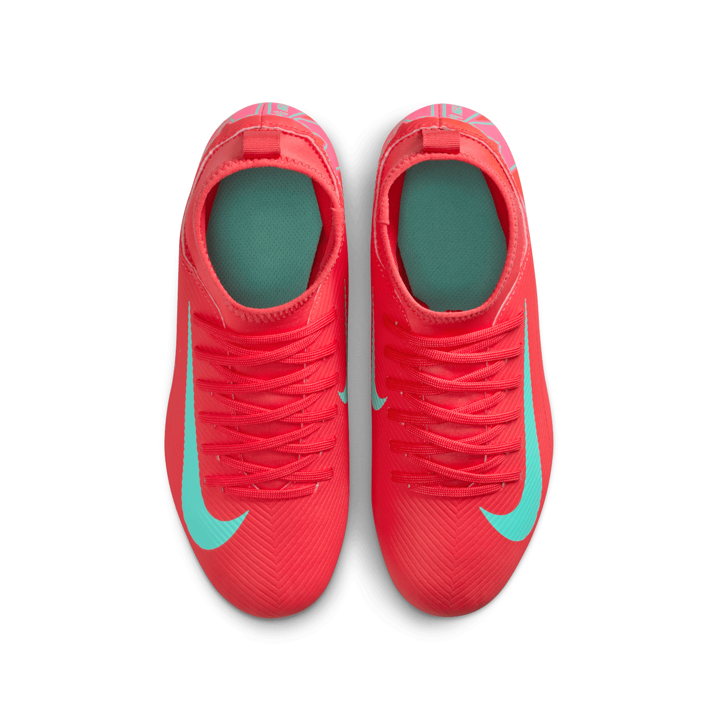 Nike Jr. Mercurial Superfly 10 Club Little/Big Kids' FG High-Ember Glow/Aurora Green
