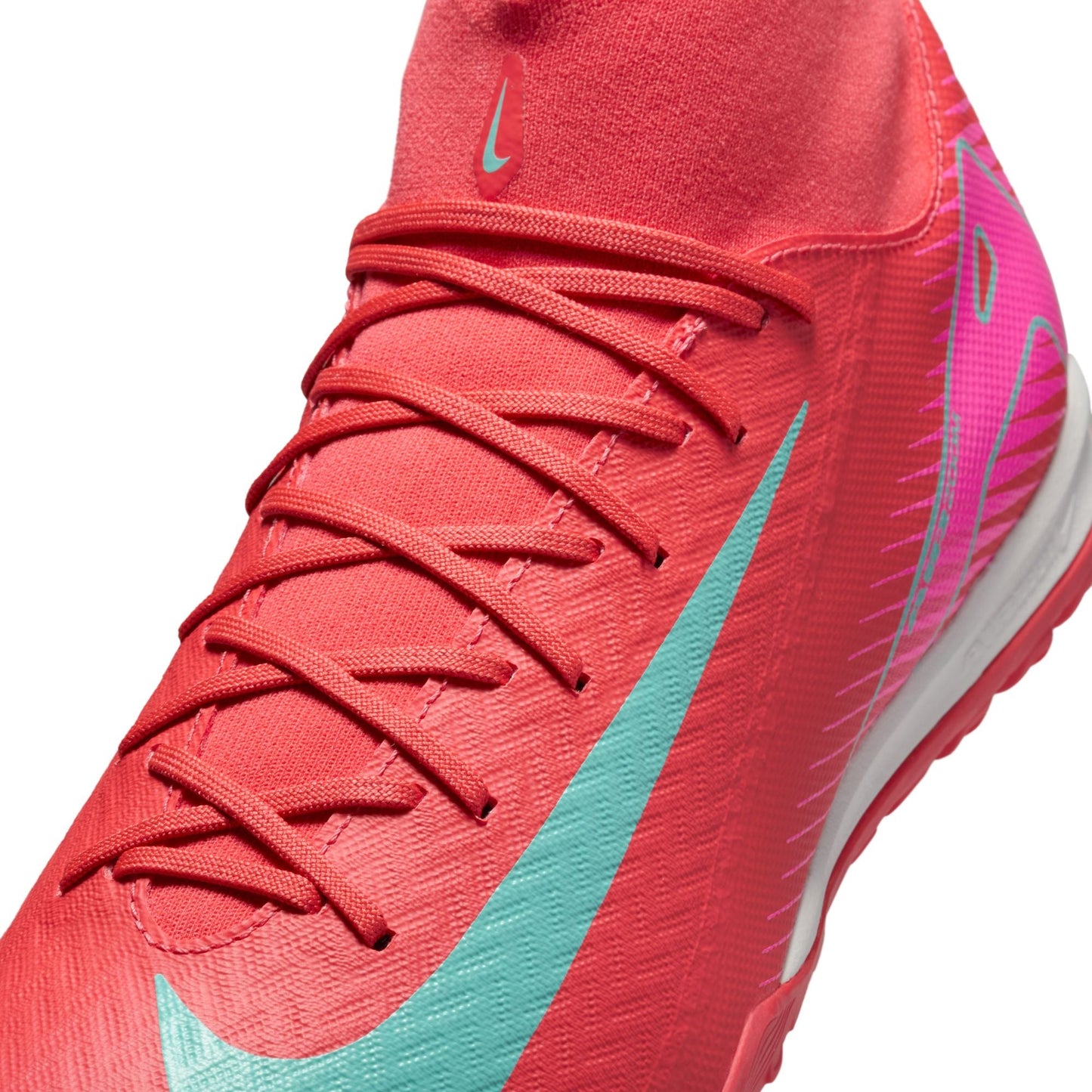 Nike Air Zoom Mercurial Superfly 10 Academy TF Turf Soccer Cleats - Glow/Aurora Green