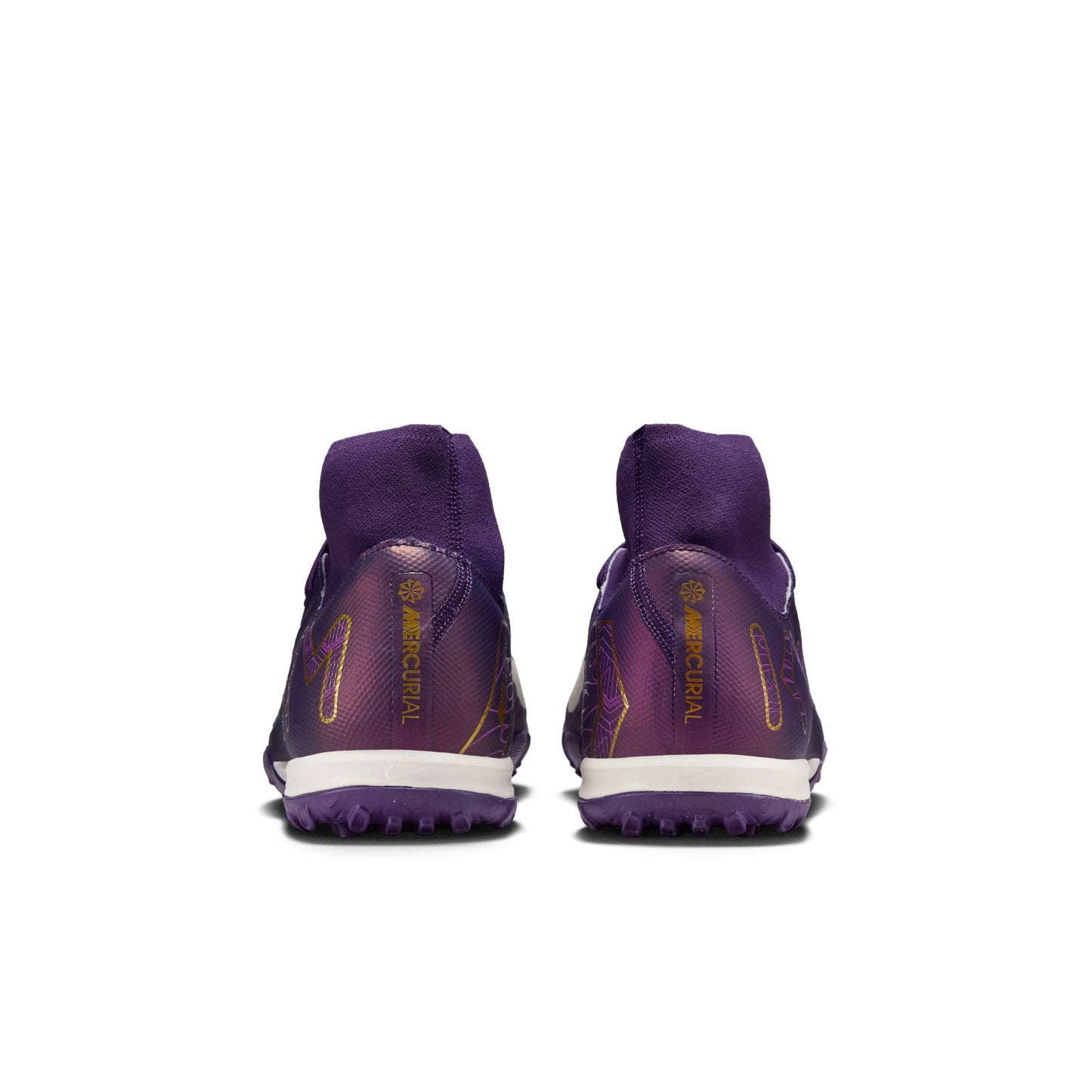 Nike Air Zoom Mercurial Superfly 10 Academy "Kylian Mbappé" TF Turf Soccer Cleats - Grand Purple/Pale Ivory
