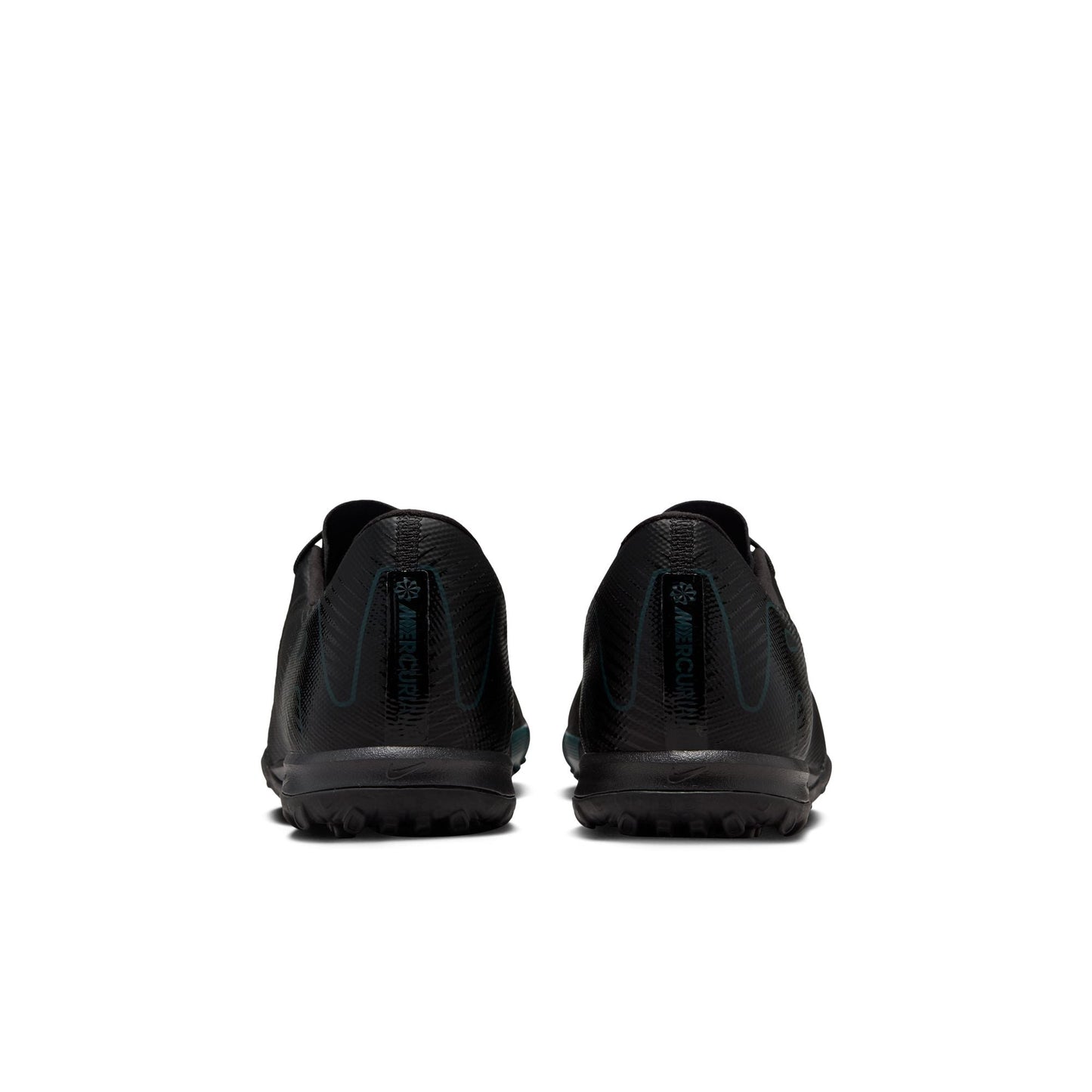 Nike Air Zoom Mercurial Vapor 16 Academy TF Turf Soccer Cleats - Black/Black-Deep Jungle