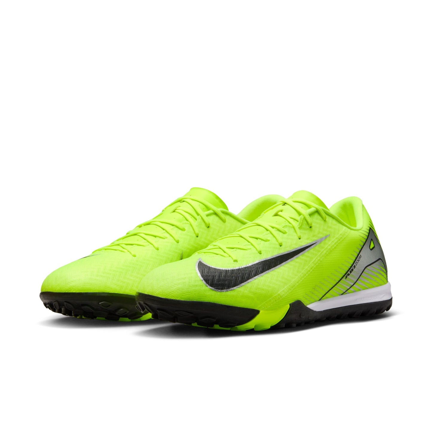 Nike Air Zoom Mercurial Vapor 16 Academy TF Turf Soccer Cleats- Volt/Black
