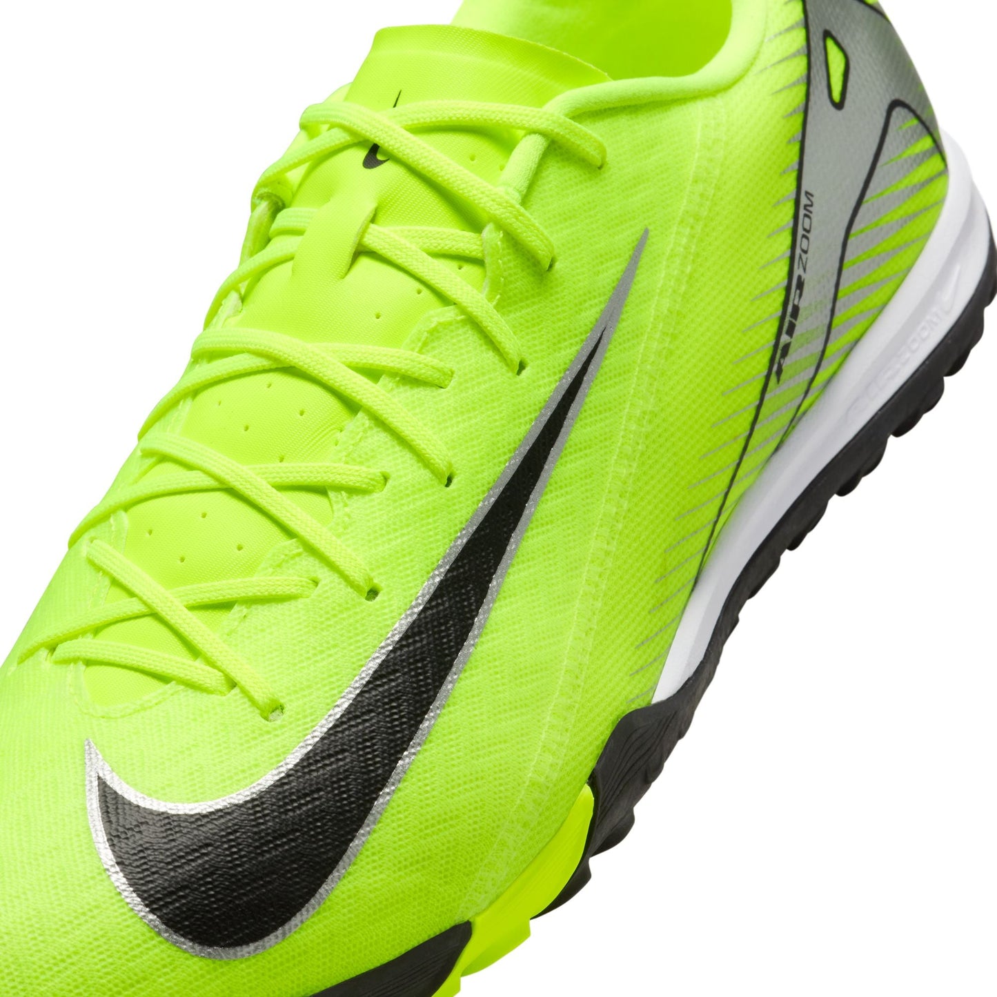 Nike Air Zoom Mercurial Vapor 16 Academy TF Turf Soccer Cleats- Volt/Black