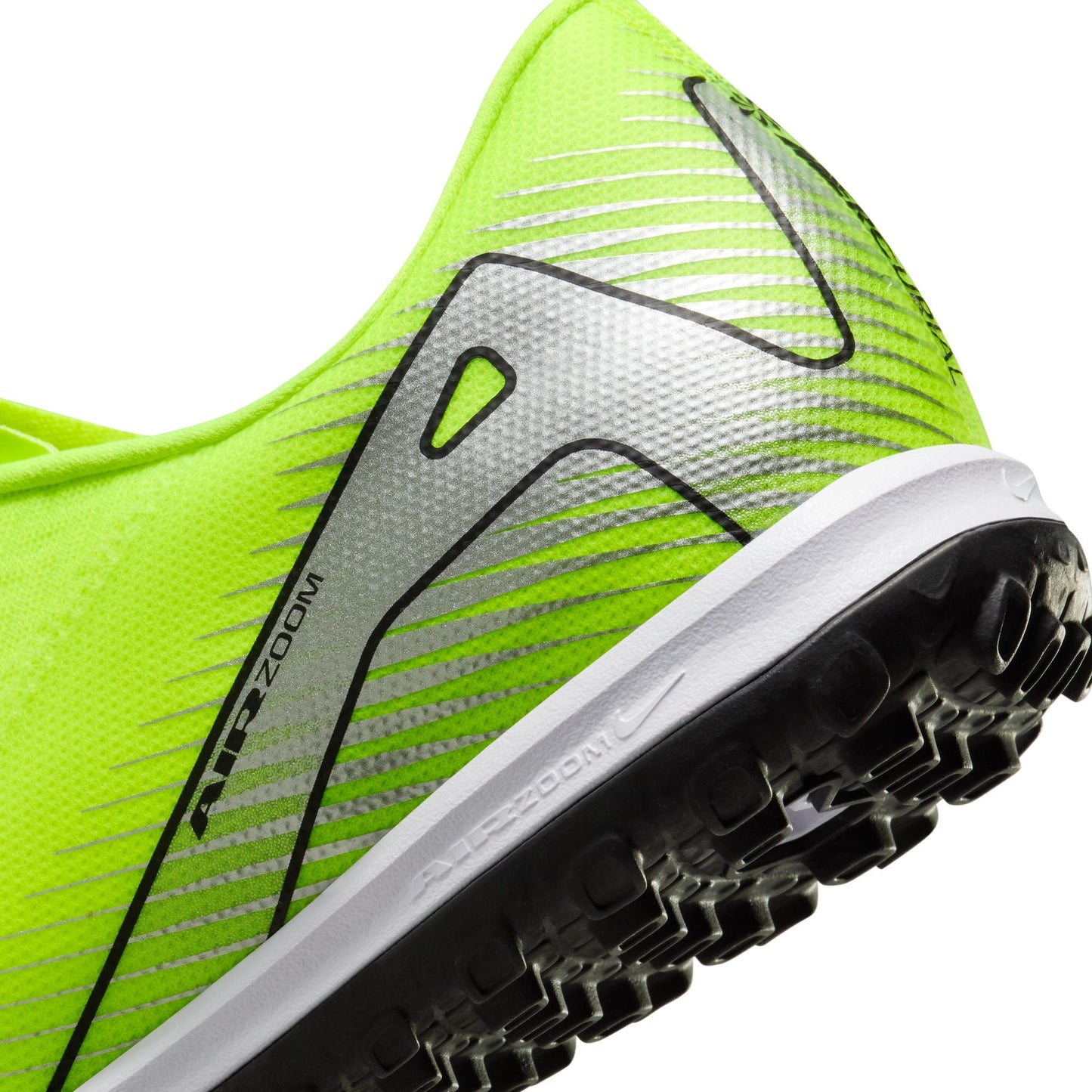 Nike Air Zoom Mercurial Vapor 16 Academy TF Turf Soccer Cleats- Volt/Black