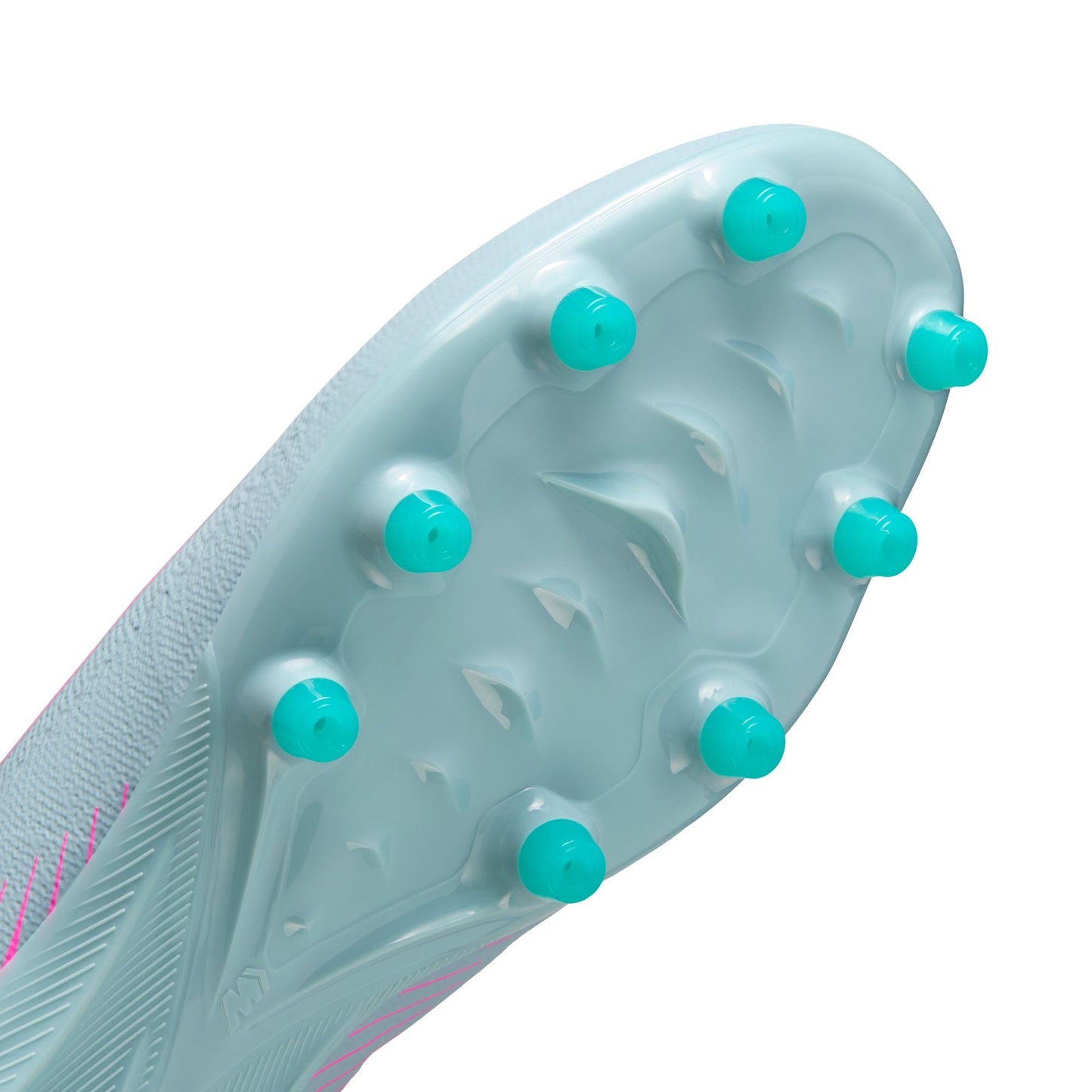 Nike Air Zoom Mercurial Vapor 16 Pro AG Artificial Ground Soccer Cleats- Ocean Cube/Pink Blast