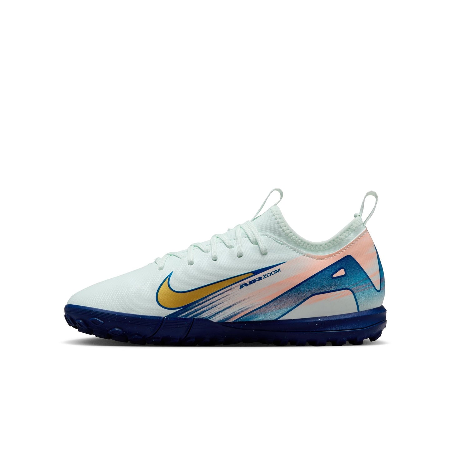 Nike Junior Mercurial Vapor 16 Academy Mercurial Dream Speed TF Turf Soccer Cleats- Barely Green/Metallic Gold Coin