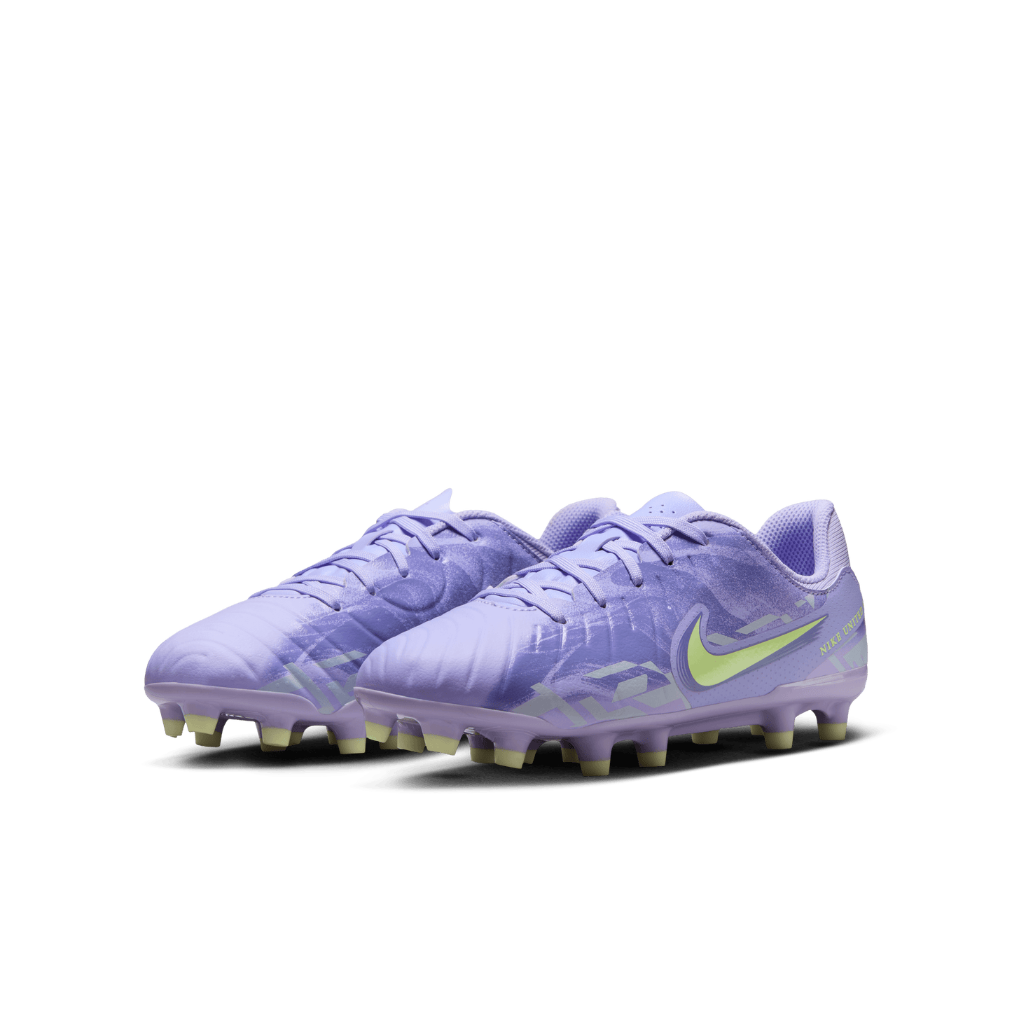 Nike United Jr. Tiempo Legend 10 Academy-Purple Agate/Barely Volt