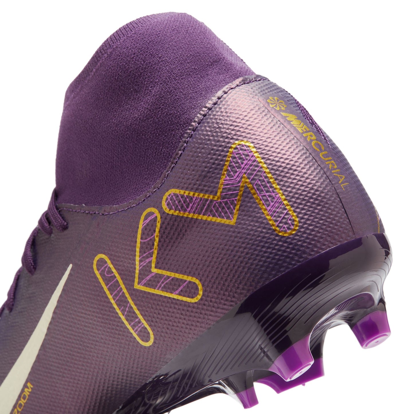 Nike Air Zoom Mercurial Superfly 10 Academy "Kylian Mbappé" FG Firm Ground Soccer Cleats - Grand Purple/Pale Ivory