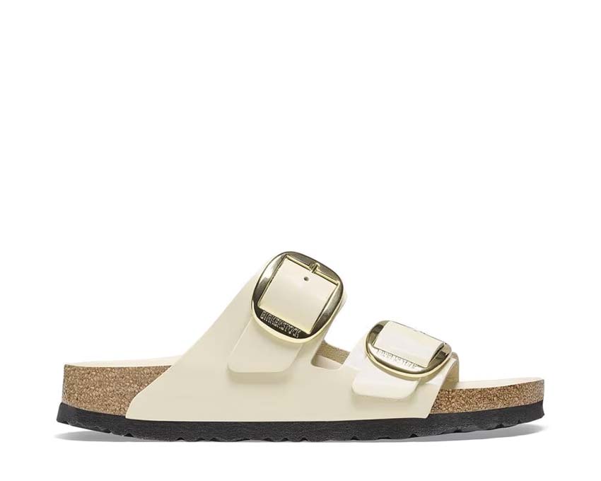 Birkenstock Arizona Big Buckle Natural Leather Patent