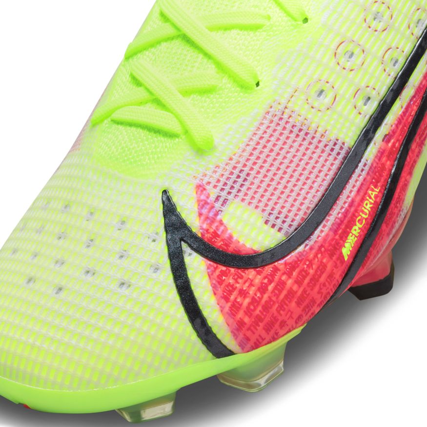 Nike Mercurial Superfly 8 Elite FG- VOLT/BRIGHT CRIMSON-BLACK