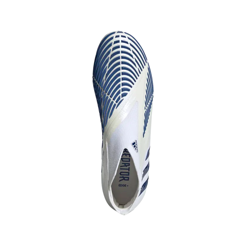 Adidas Predator Edge+ FG -Cloud White/Hi-Res Blue