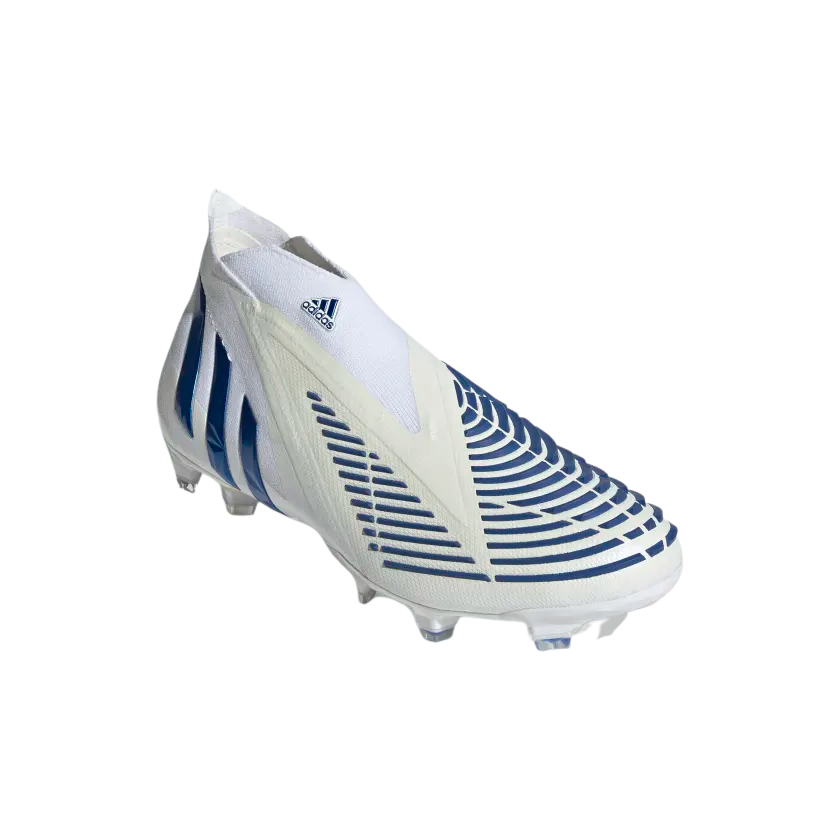 Adidas Predator Edge+ FG -Cloud White/Hi-Res Blue