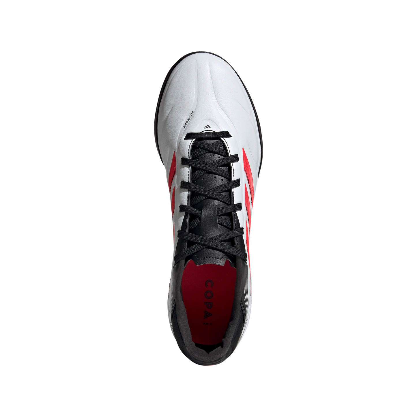 adidas Copa Pure 3 League TF Turf Soccer Cleat -Cloud White / Lucid Red / Core Black