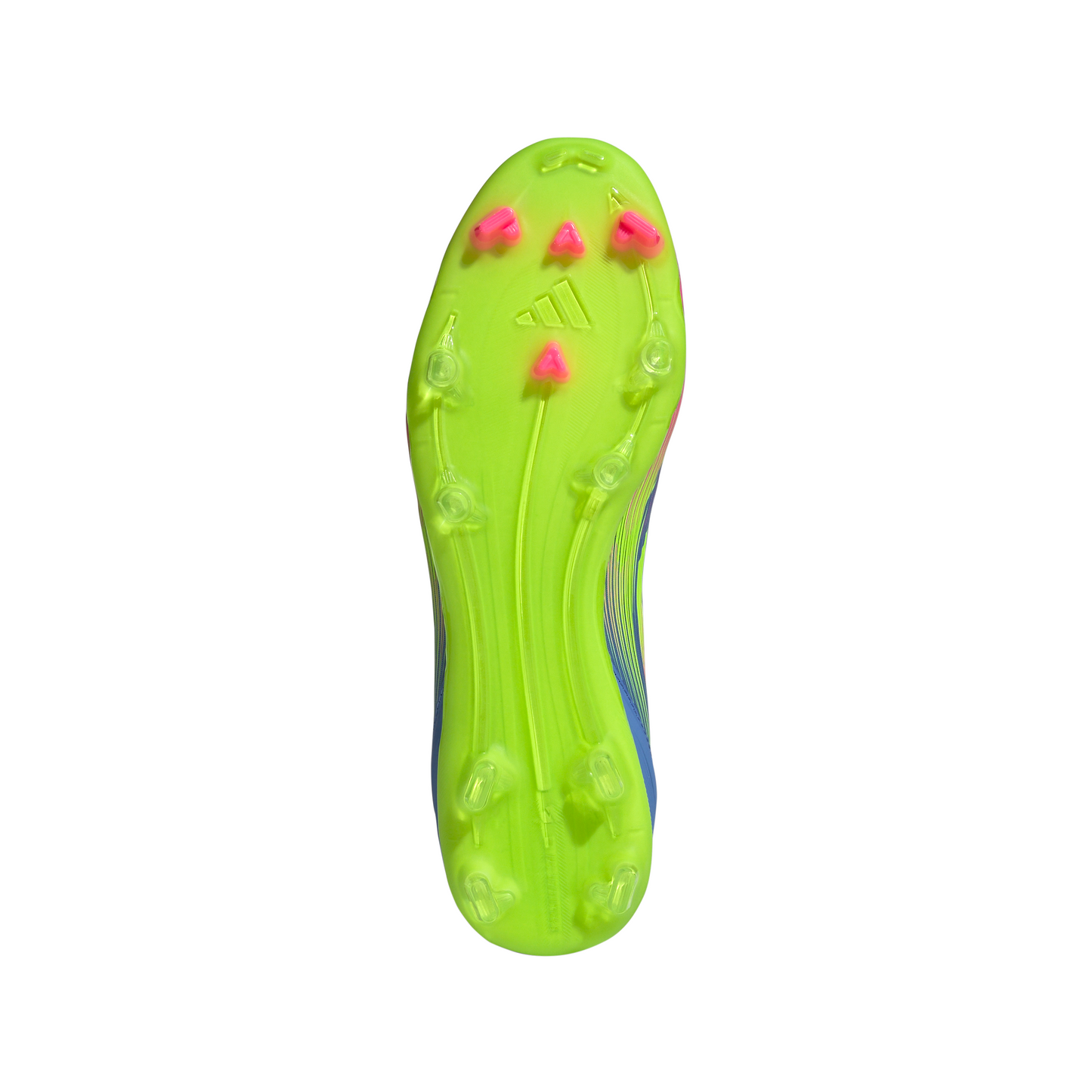 adidas F50 League FG Firm Ground Soccer Cleats-Blue Fusion / Lucid Lemon / Lucid Pink