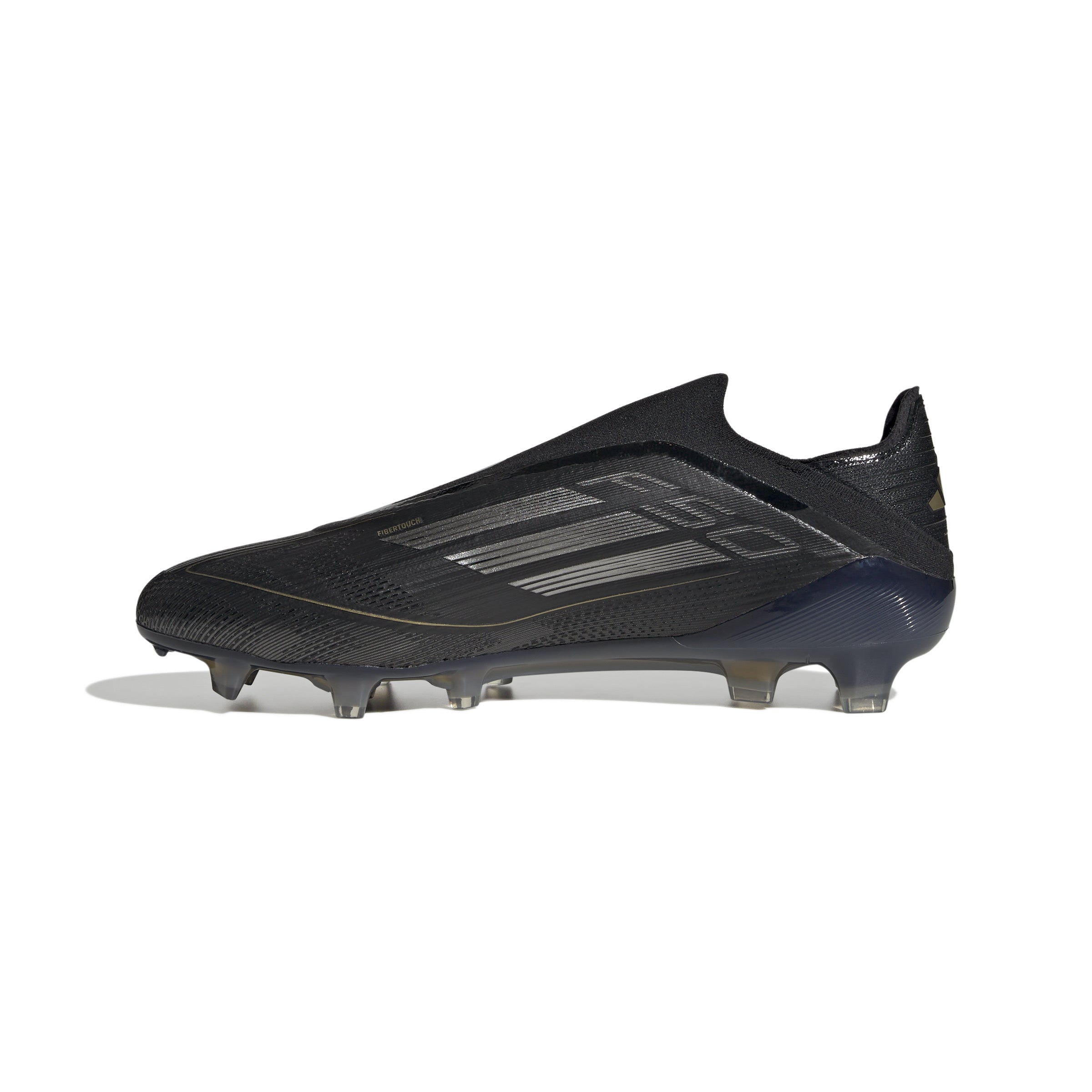 adidas F50 Elite Laceless FG- Core Black / Iron Metallic / Gold Metallic