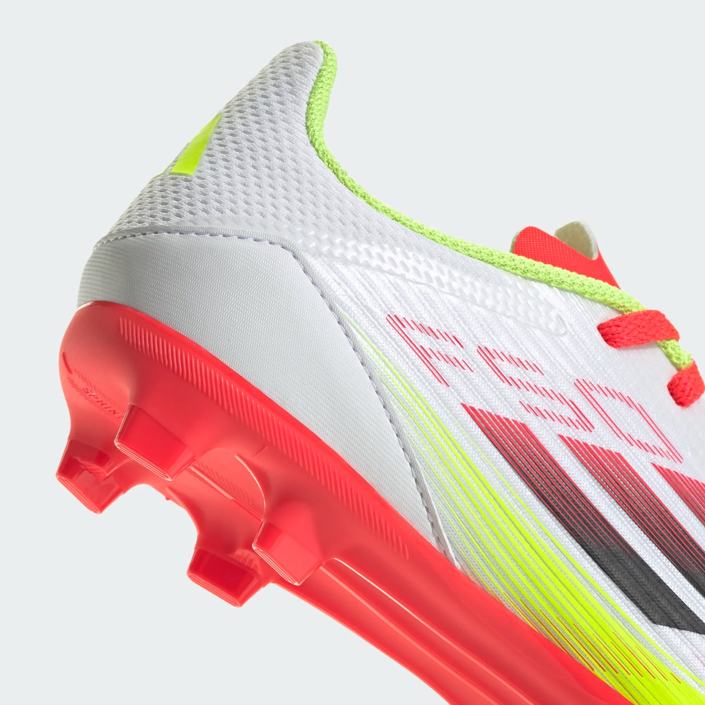 Adidas JR F50 League FG/MG-White/Black/Yellow