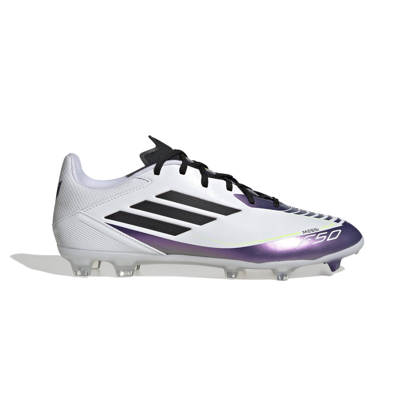 adidas F50 League FG Messi- White/ Core Black/ Unity Purple