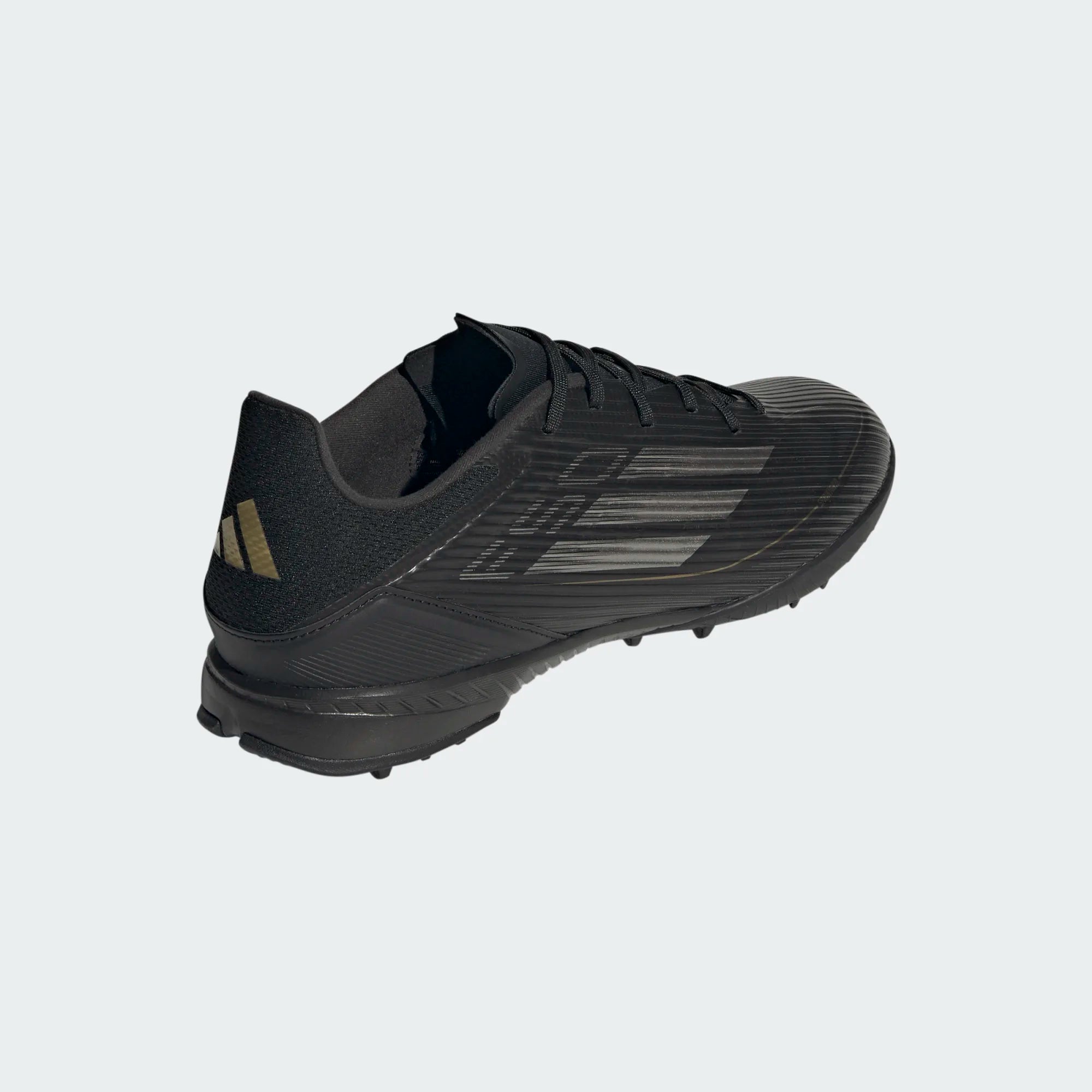 adidas F50 League TF  Cloud Black/Iron Metallic/Gold Metallic
