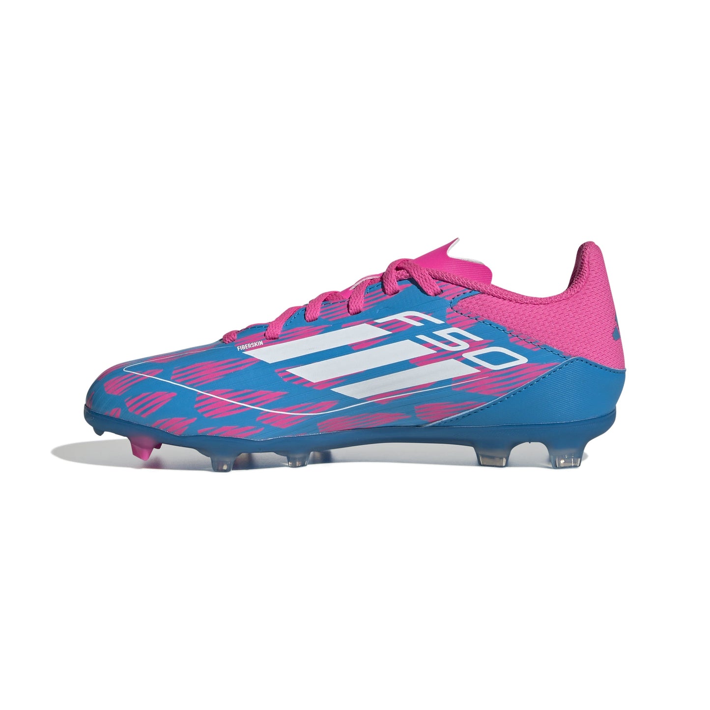 adidas J F50 League FG - Solar Blue/ White/ Solar Pink
