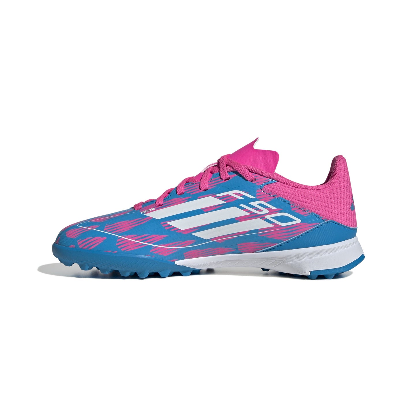 adidas J F50 League TF - Solar Blue/ White/ Solar Pink