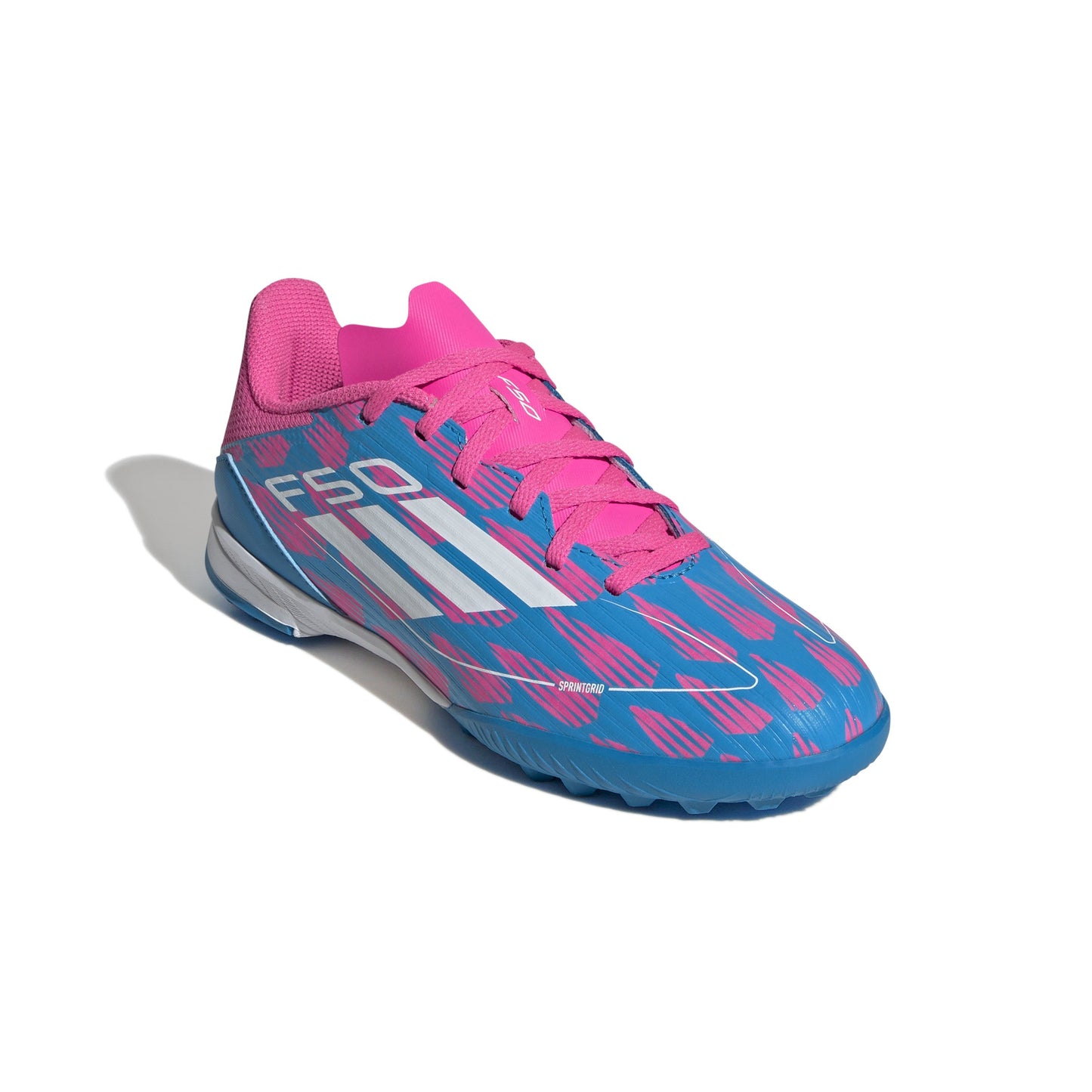 adidas J F50 League TF - Solar Blue/ White/ Solar Pink