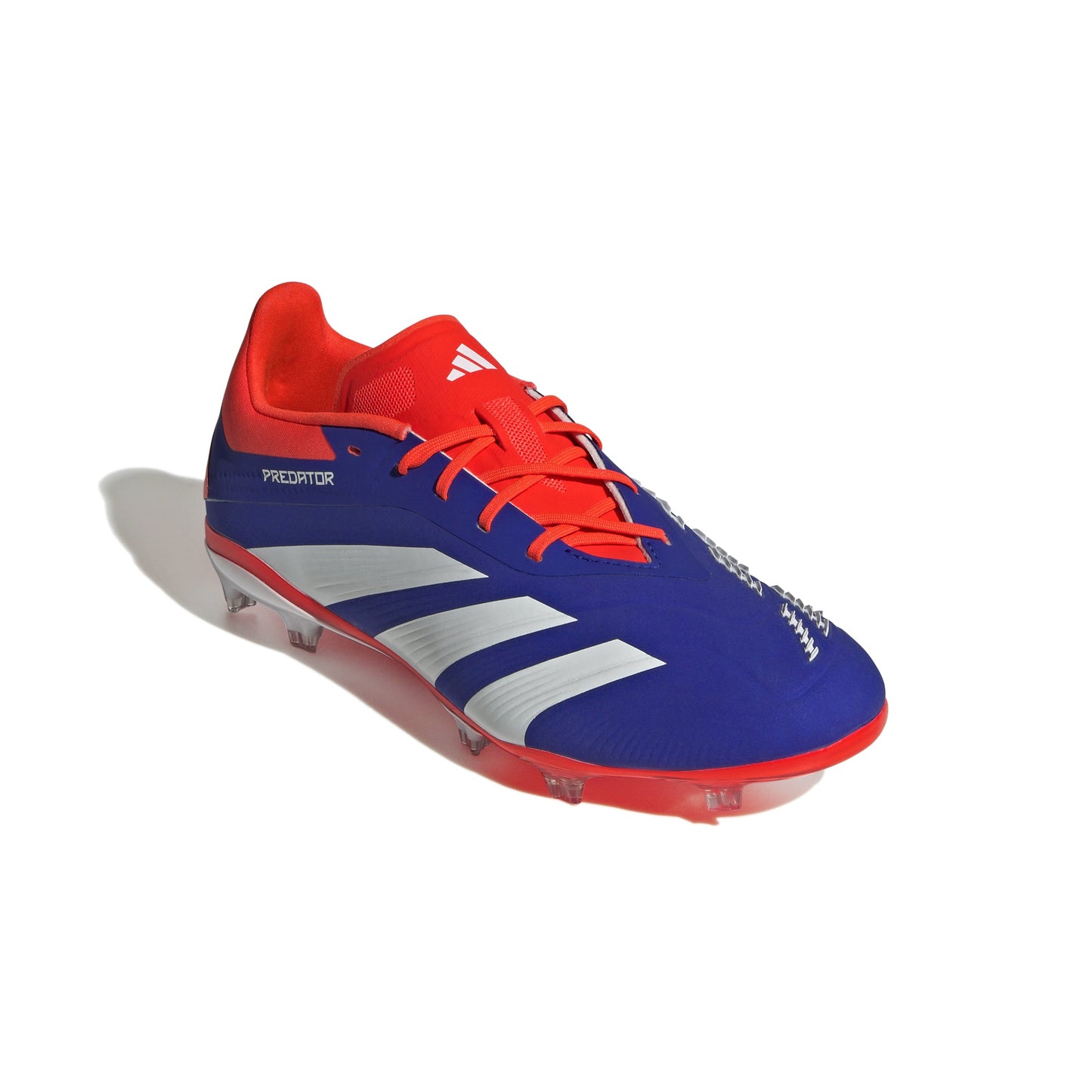 adidas Predator Elite FG Junior Firm Ground Soccer Cleat - Lucid Blue/ White /Solar Red