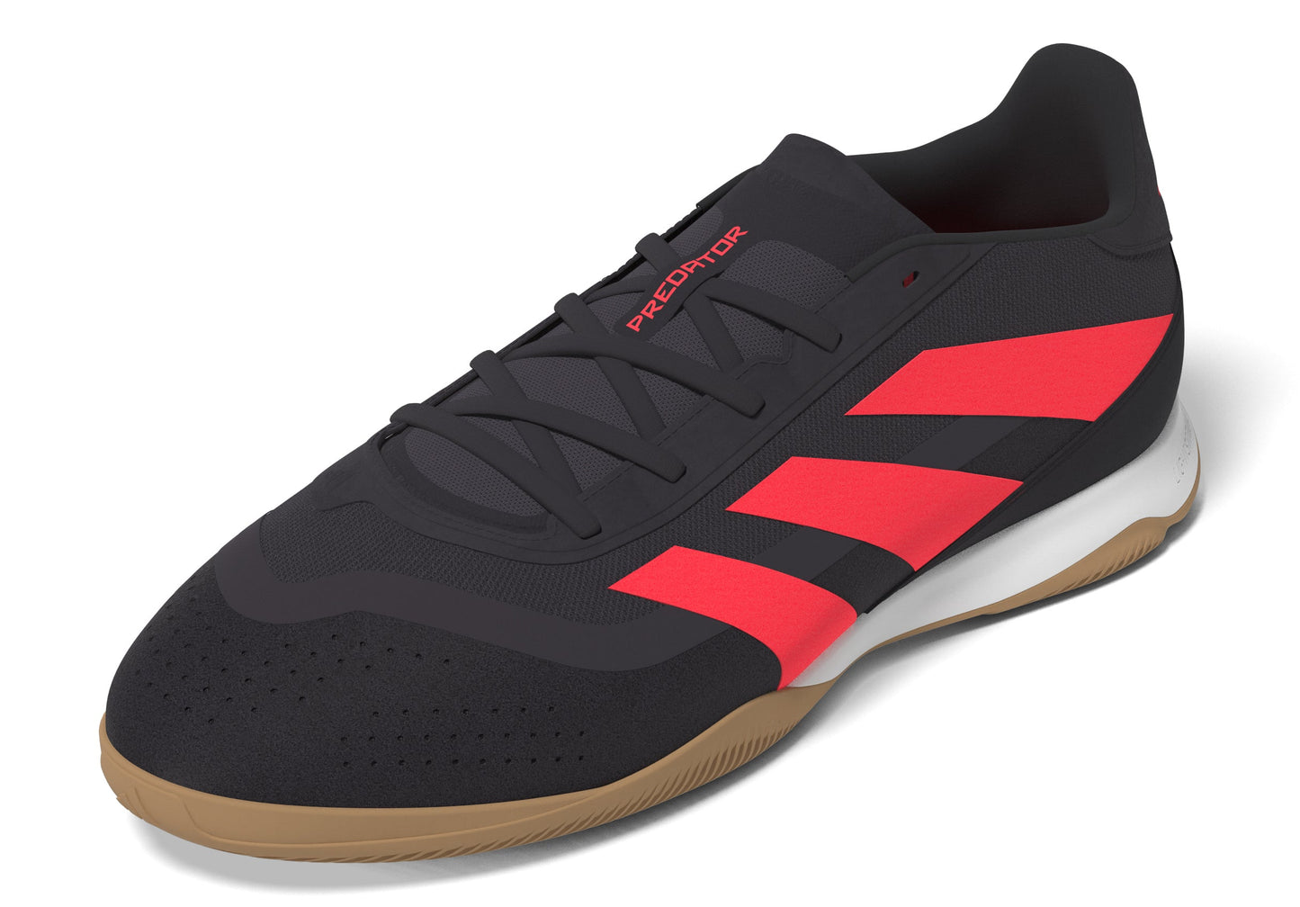 adidas Predator League Low IN Indoor Soccer Shoe - Aurora Black/ Turbo/ GUM 3