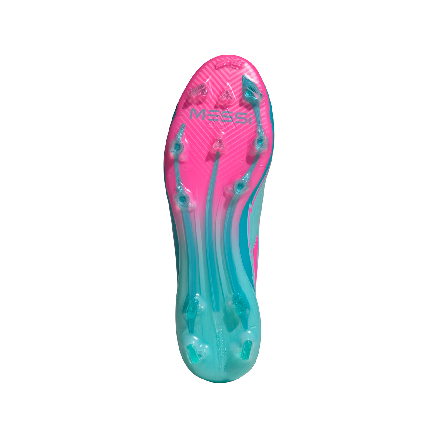 adidas F50 Elite Messi FG Firm Ground Soccer Cleats- Flash Aqua/ Lucid Pink/ Lucid Cyan
