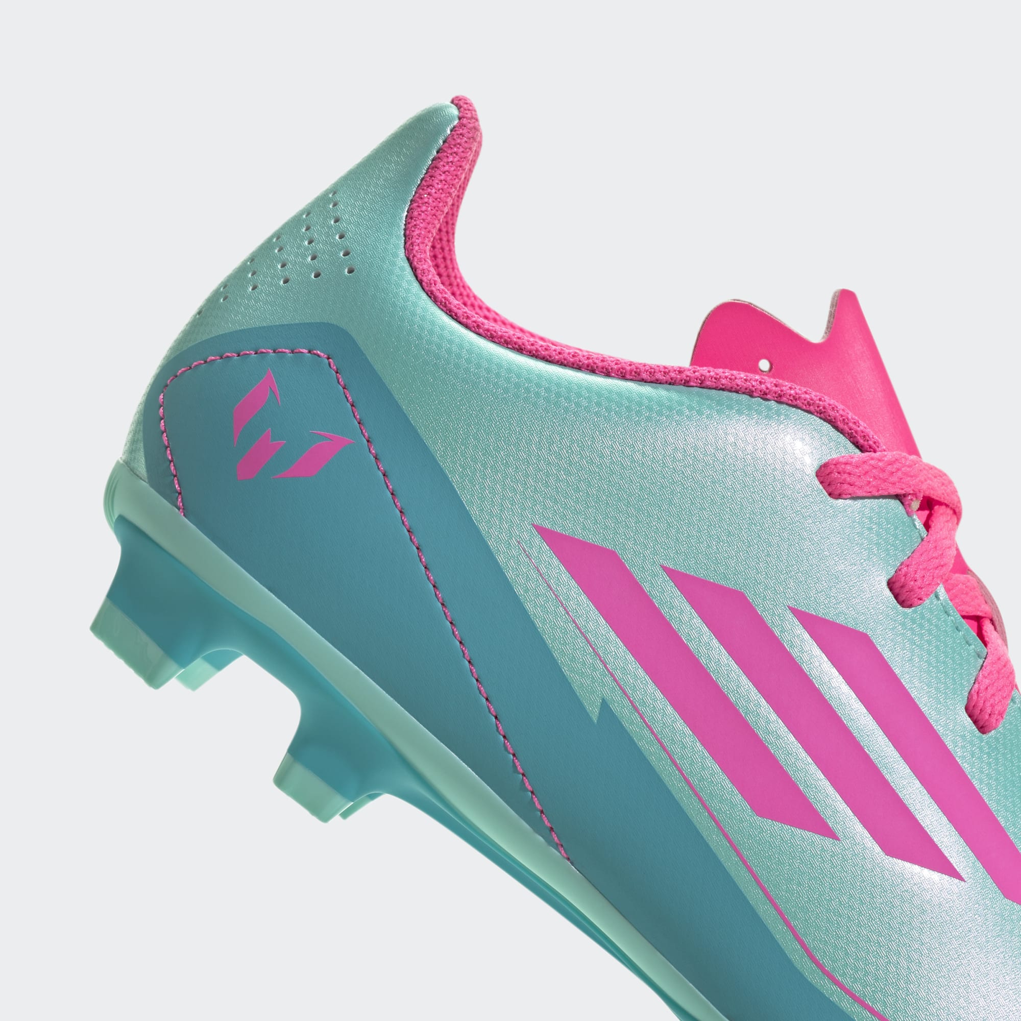 Adidas JR Messi F50 Club FXG FG/MG-Aqua/Lucid Pink