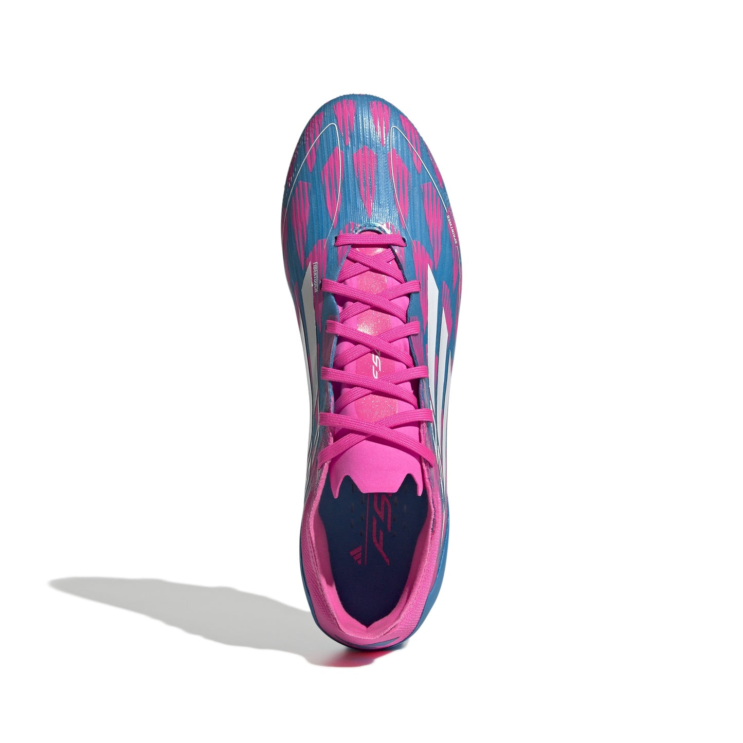 adidas F50 Pro FG Firm Ground Soccer Cleat Solar Blue/ White/ SolarPink