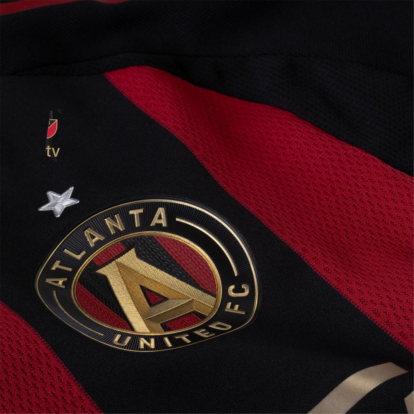 adidas Ronald Hernández Atlanta United Authentic Home Jersey w/ MLS Patches 25/26 (Red/Black)