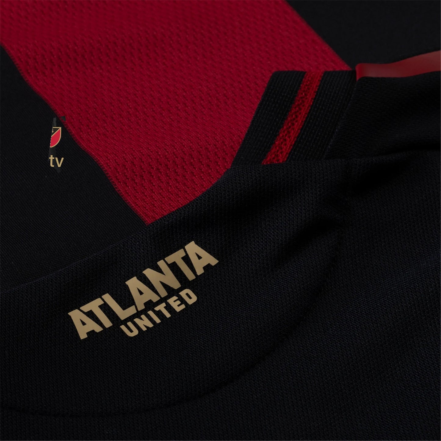 adidas Matt Edwards Atlanta United Authentic Home Jersey w/ MLS Patches 25/26 (Red/Black)