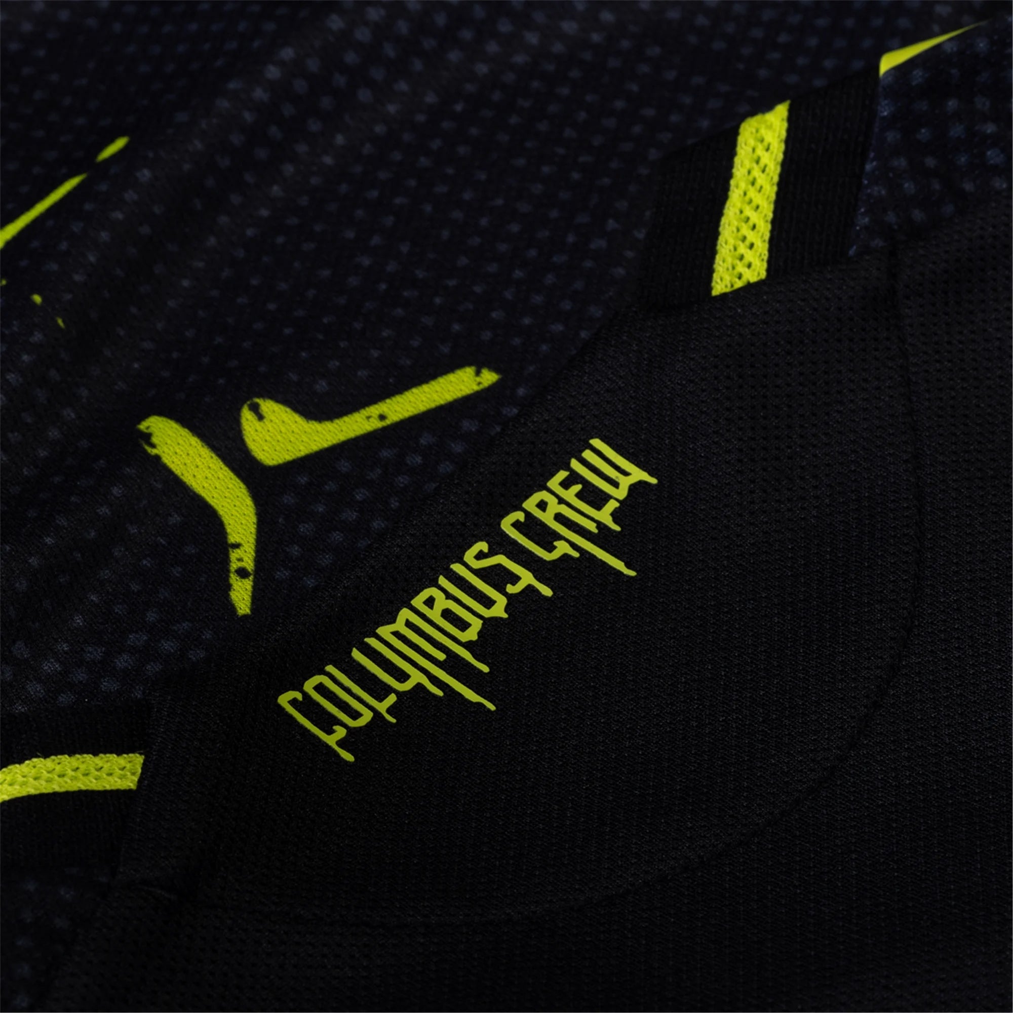 adidas Ibrahim Aliyu Columbus Crew Authentic Away Jersey w/ MLS Patches 25/26 (Black/Yellow)