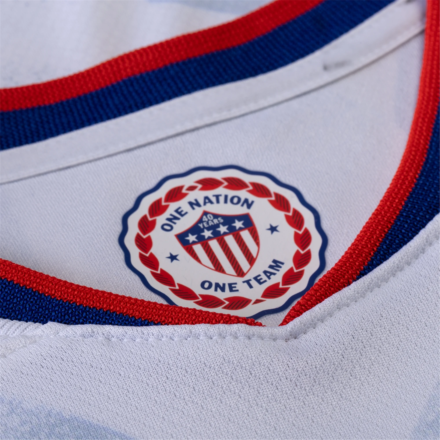 Nike Womens United States 25/26 Home 4 Star Jersey 101 (White/Rush Blue/Challenge Red)