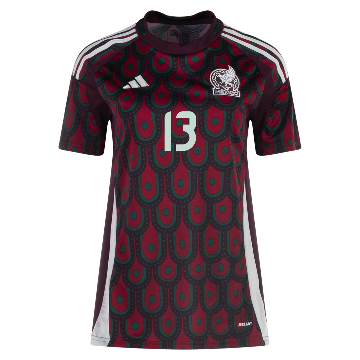 adidas Womens Mexico Guillermo Ochoa Home Jersey 24/25 (Multicolor)