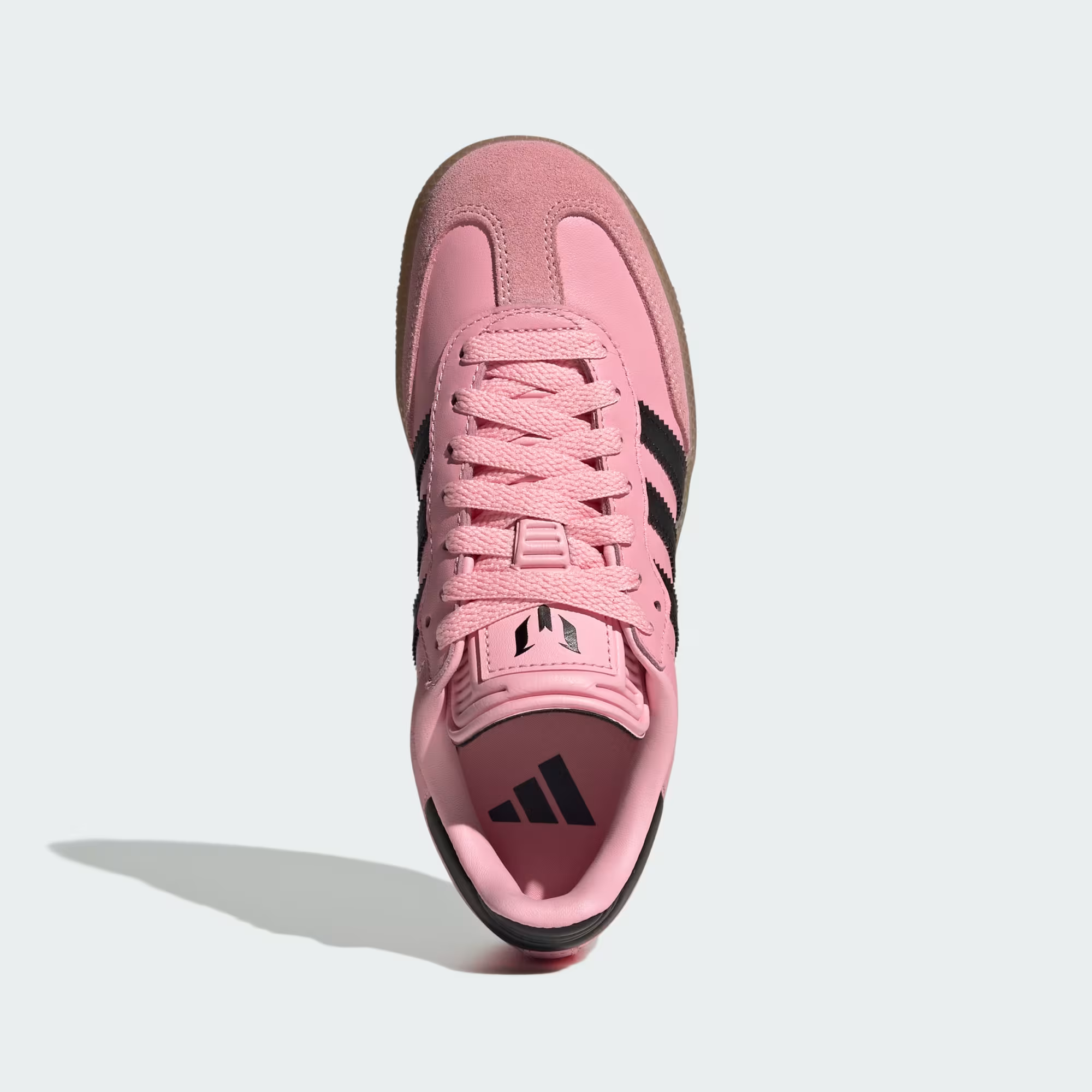 ADIDAS JR MESSI SAMBA SHOES- Light Pink/Black