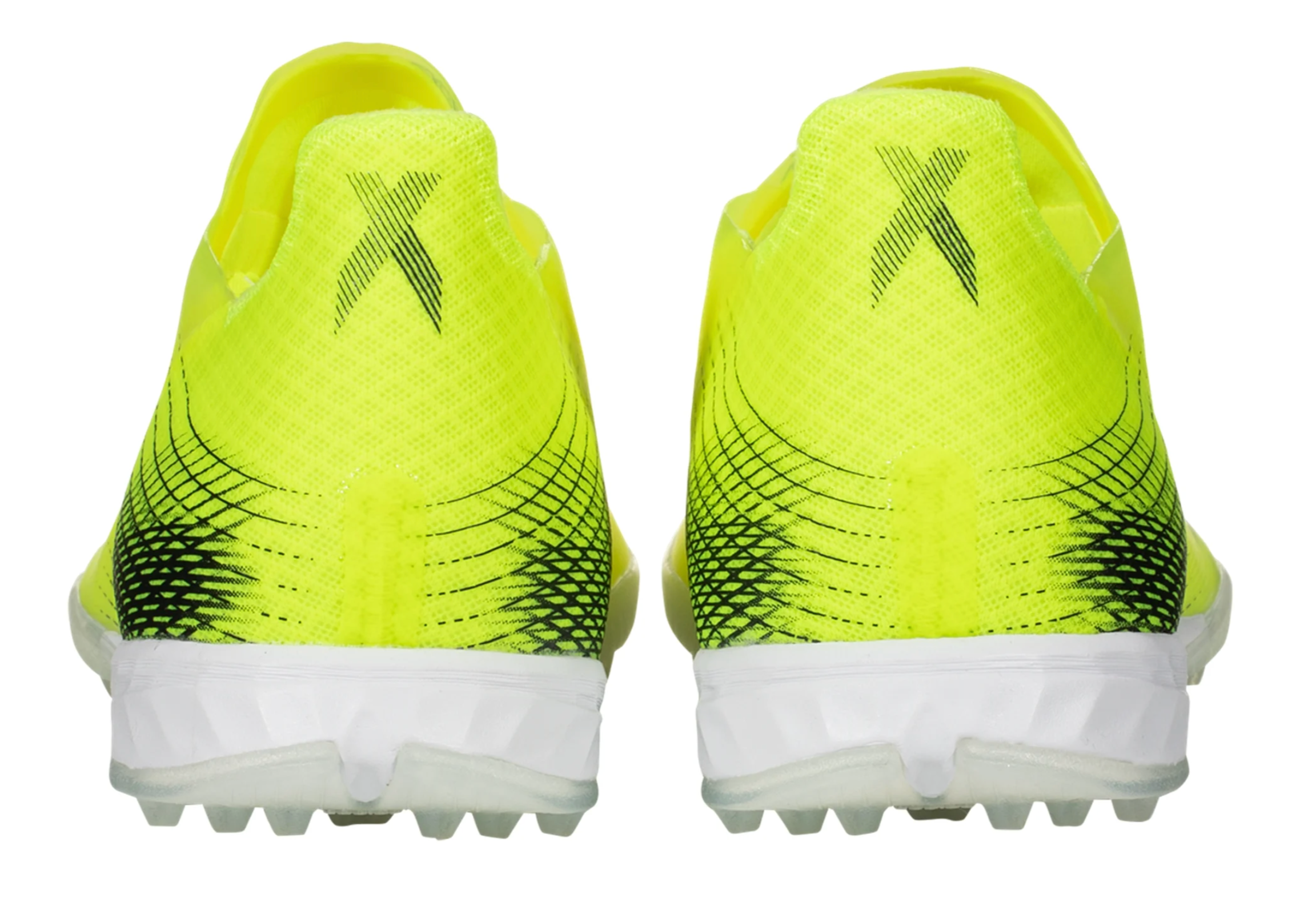 adidas X Ghosted.1 TF Artificial Turf Shoe - Solar Yellow/Core Black/Team Royal Blue