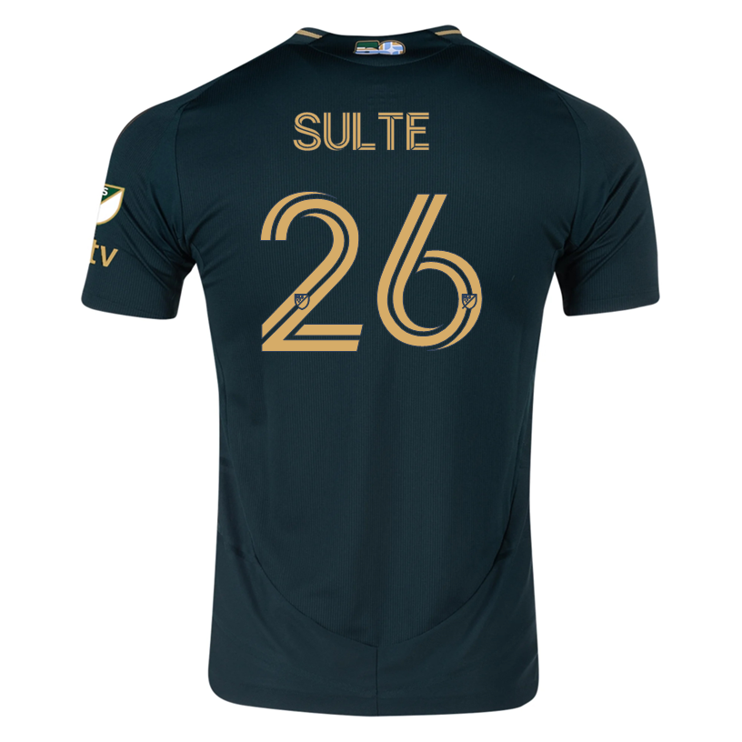 adidas Hunter Sulte Portland Timbers Authentic Home Jersey w/ MLS & Apple Patch 25/26 (Green/Gold)